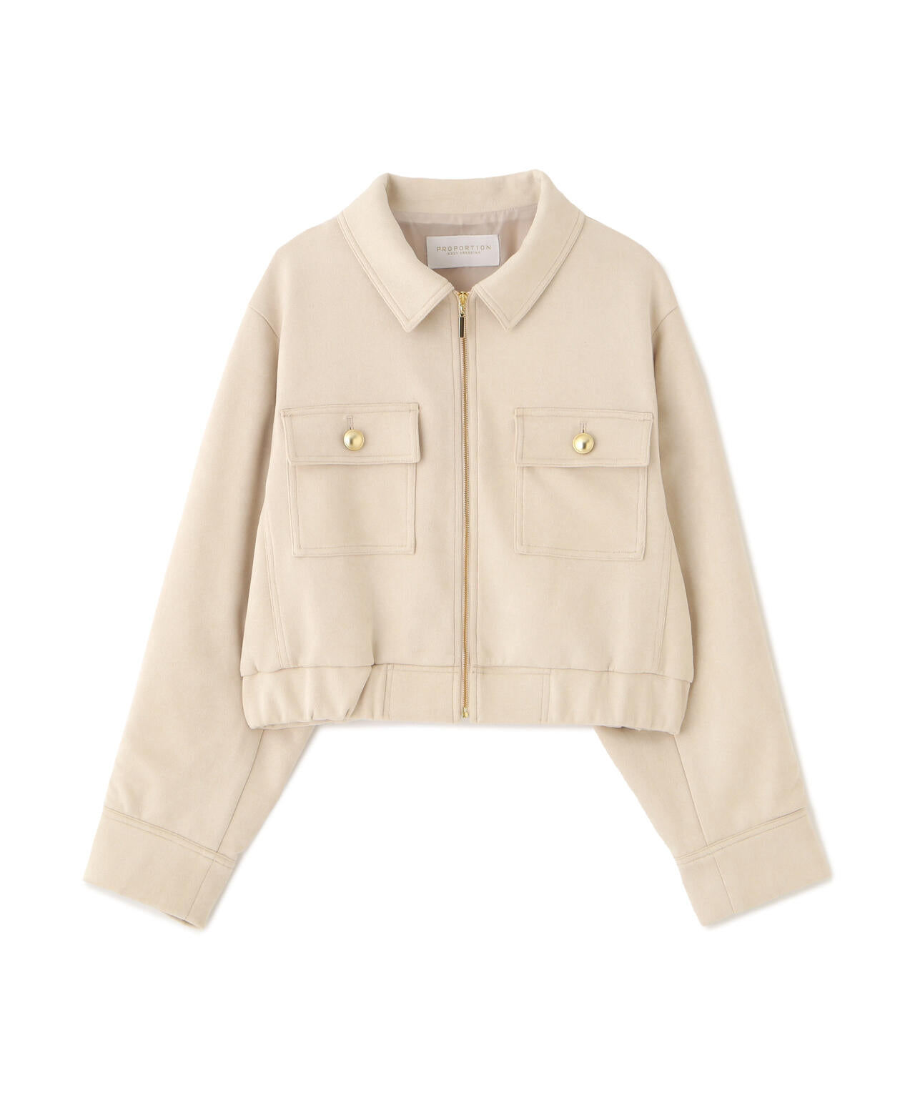 フェイクスエード調ブルゾン