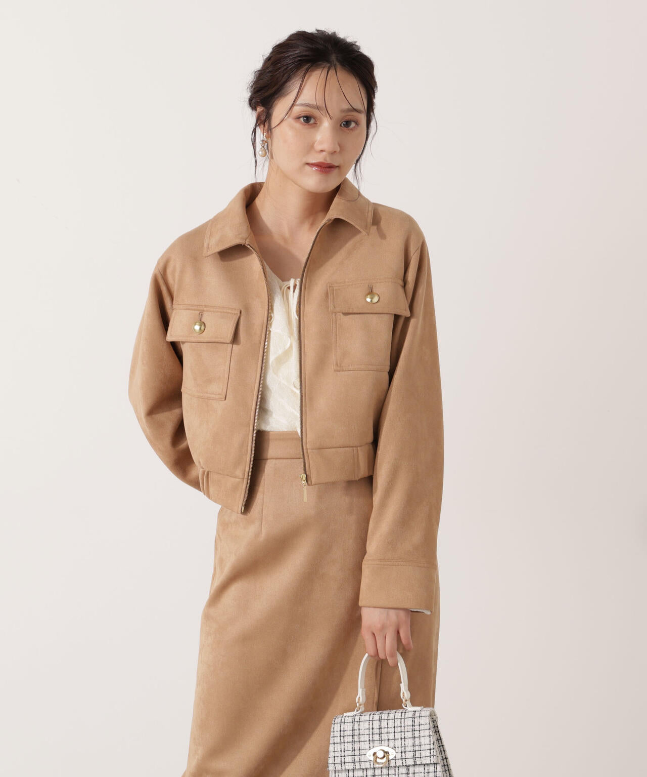 フェイクスエード調ブルゾン | PROPORTION BODY DRESSING