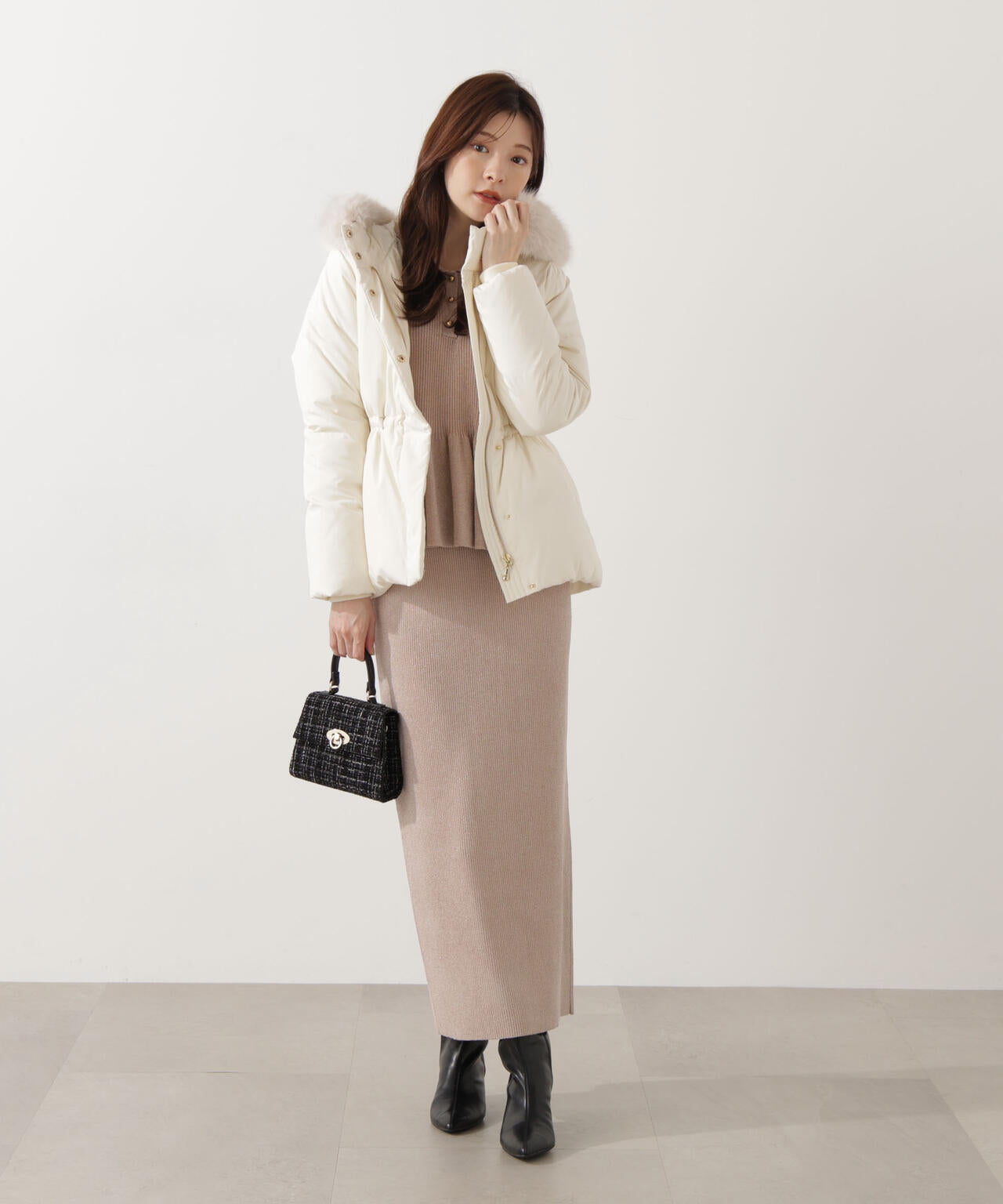 ウエストマークショートダウン | PROPORTION BODY DRESSING