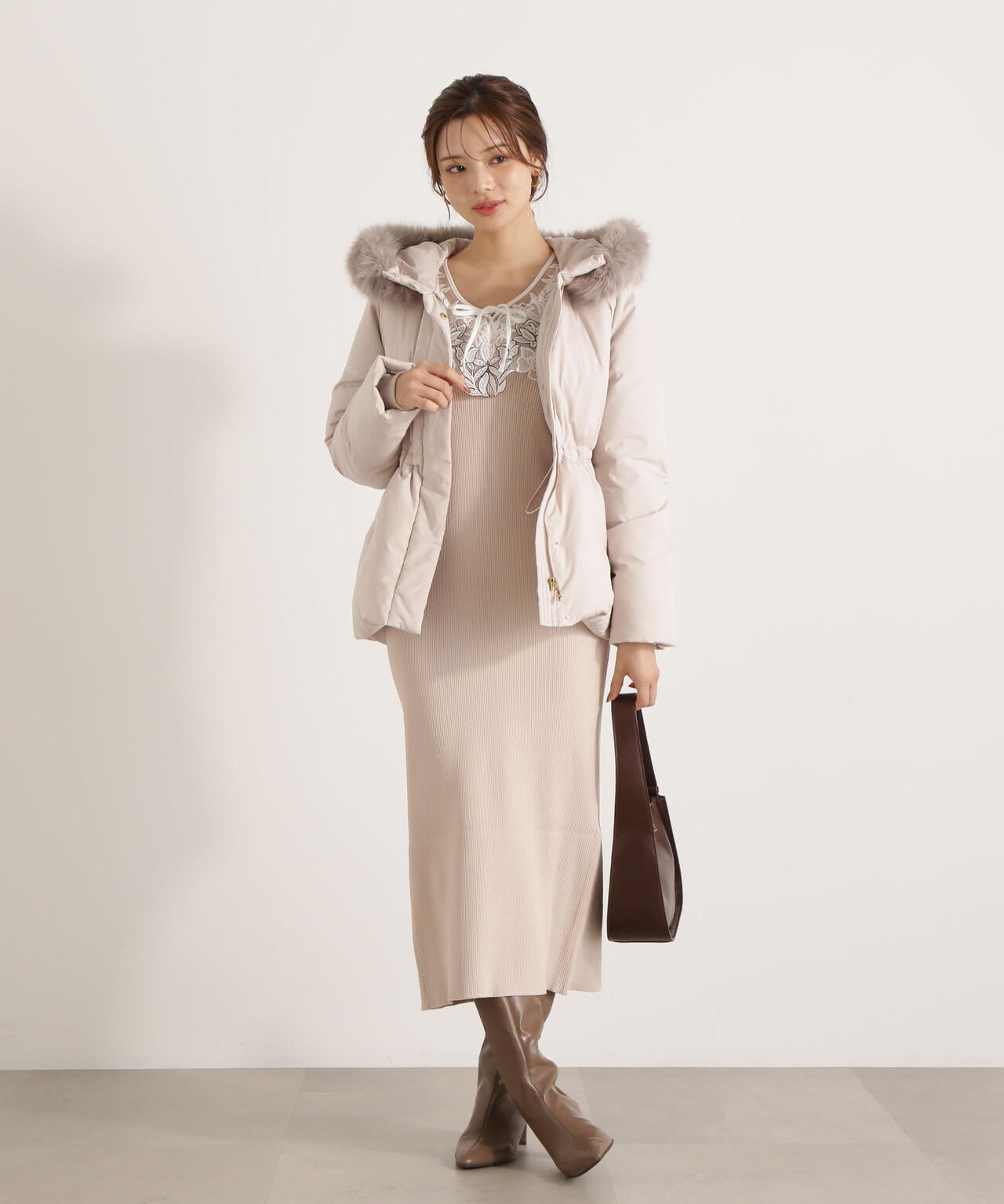 ウエストマークショートダウン | PROPORTION BODY DRESSING