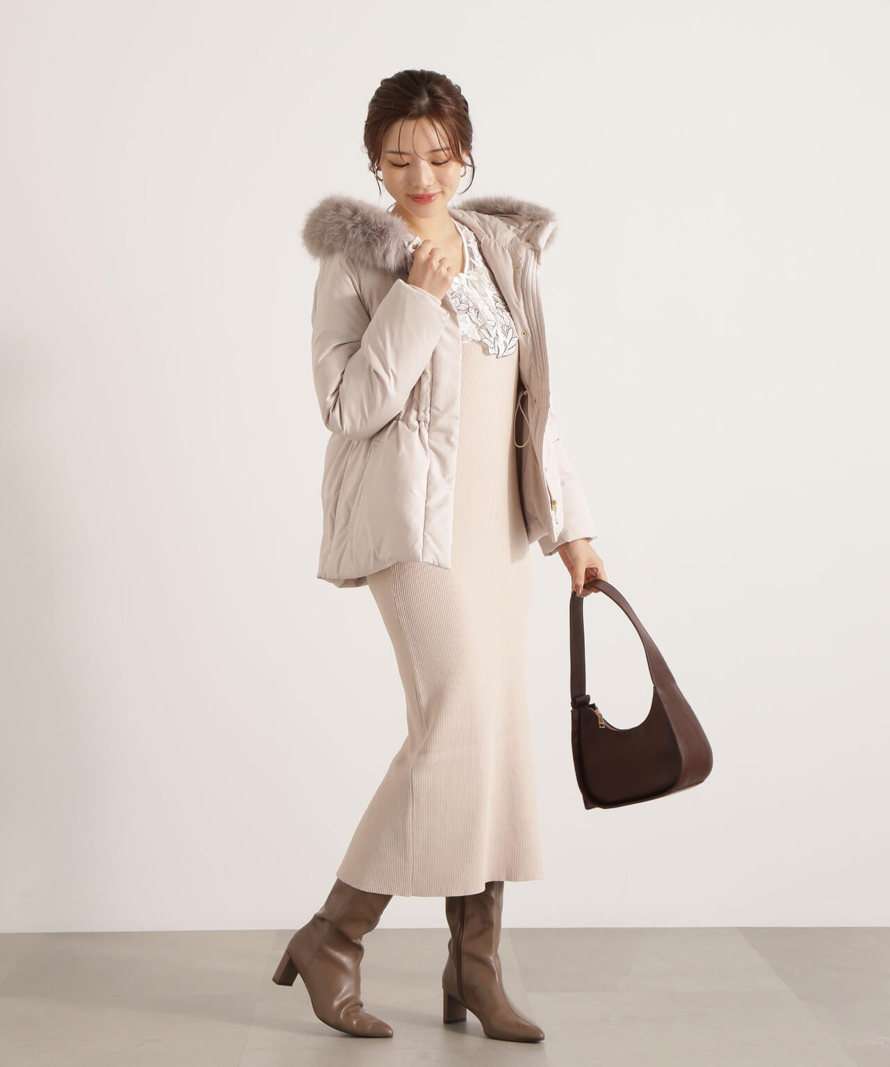 ウエストマークショートダウン | PROPORTION BODY DRESSING