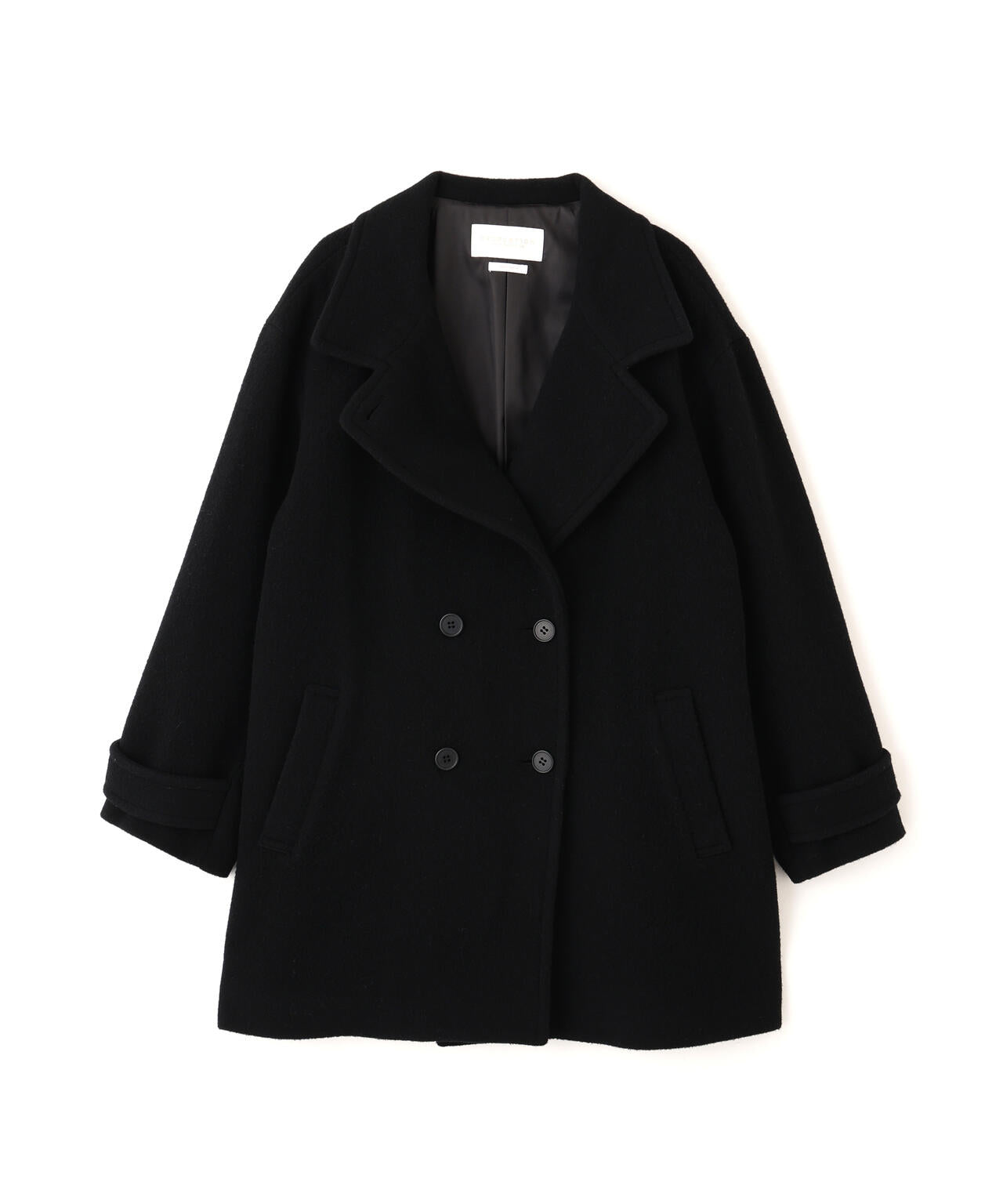 青島心さん着用】2wayミドルコート【ネールピンク：WEB限定