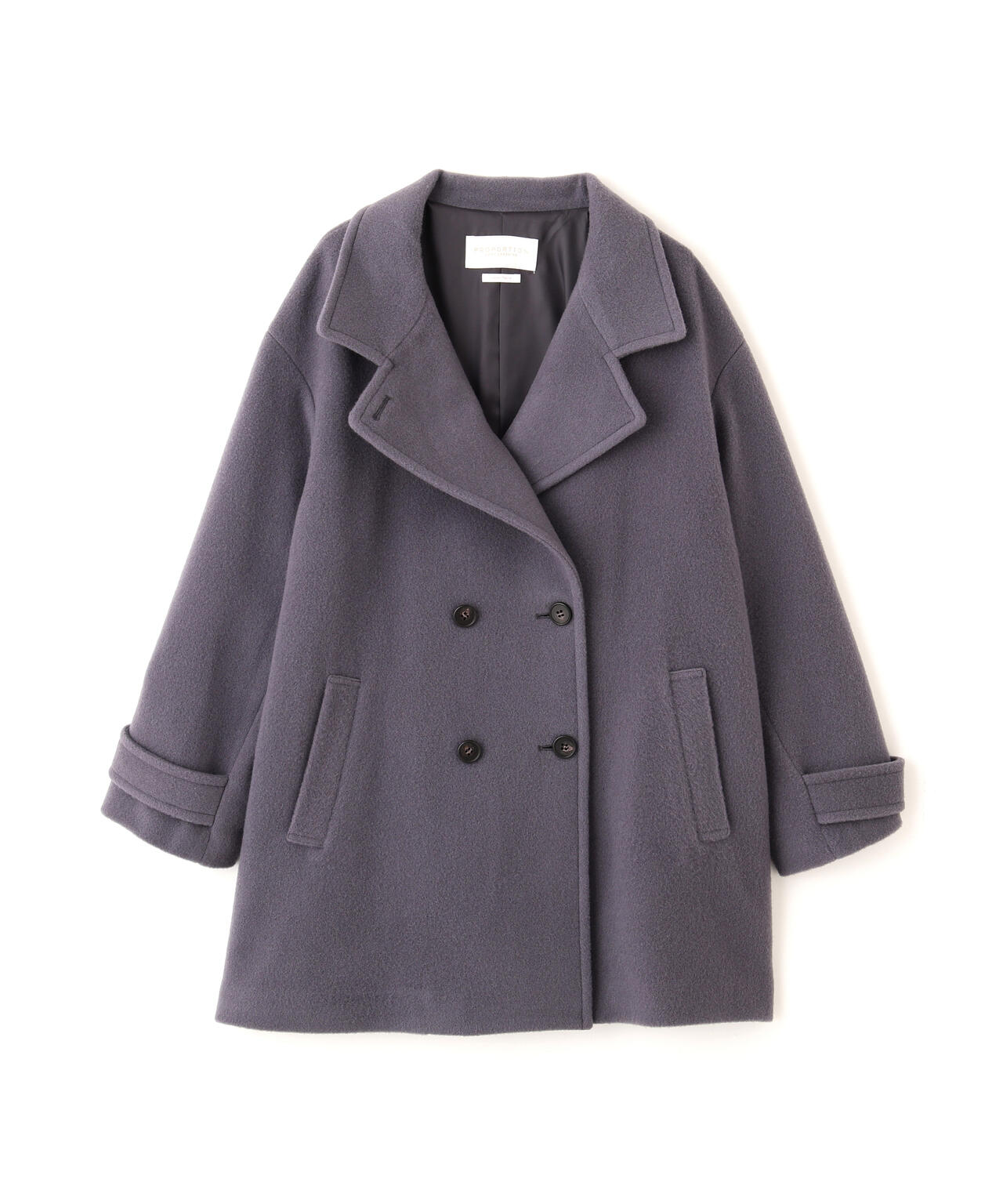 【青島心さん着用】2wayミドルコート【ネールピンク：WEB限定】