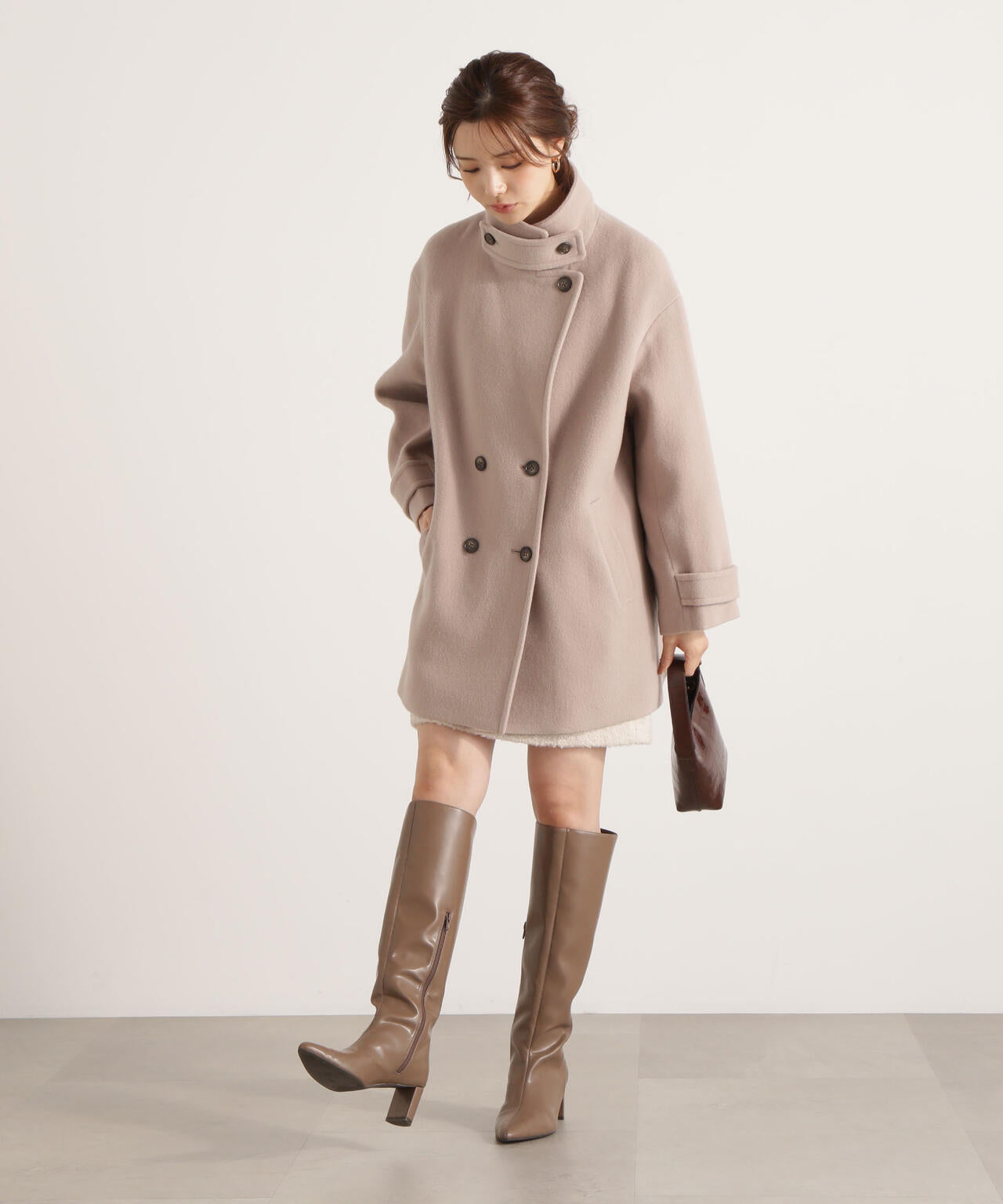 2wayミドルコート【ネールピンク：WEB限定】 | PROPORTION BODY