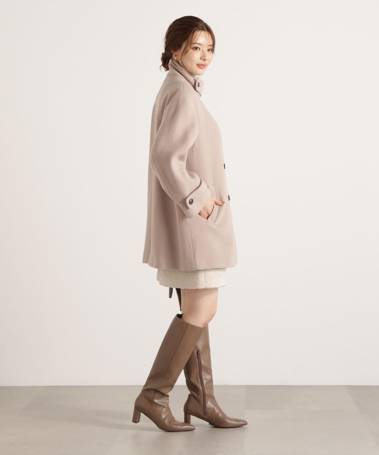 【美品】JUSGLITTY 2wayミドルコート ミント 美品】JUSGLITTY 2wayミドルコート ミント - メルカリ