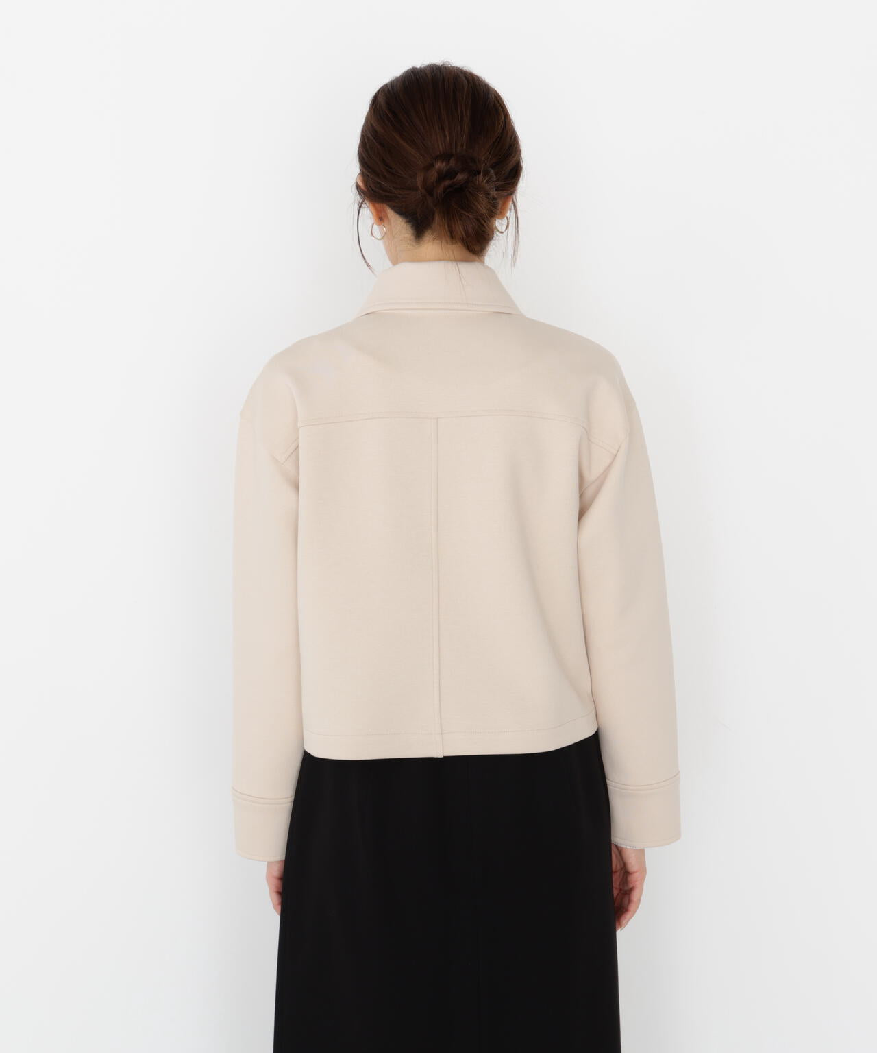 襟付きジップカットジャケット