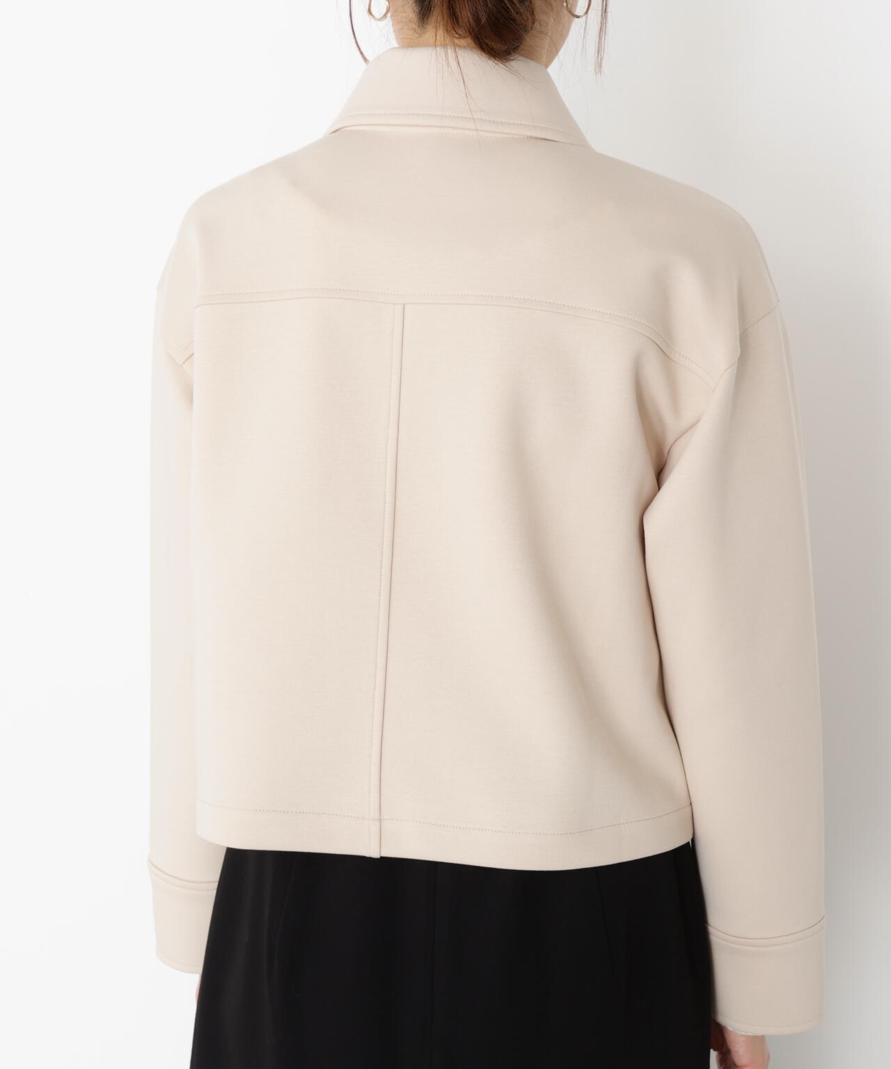 襟付きジップカットジャケット