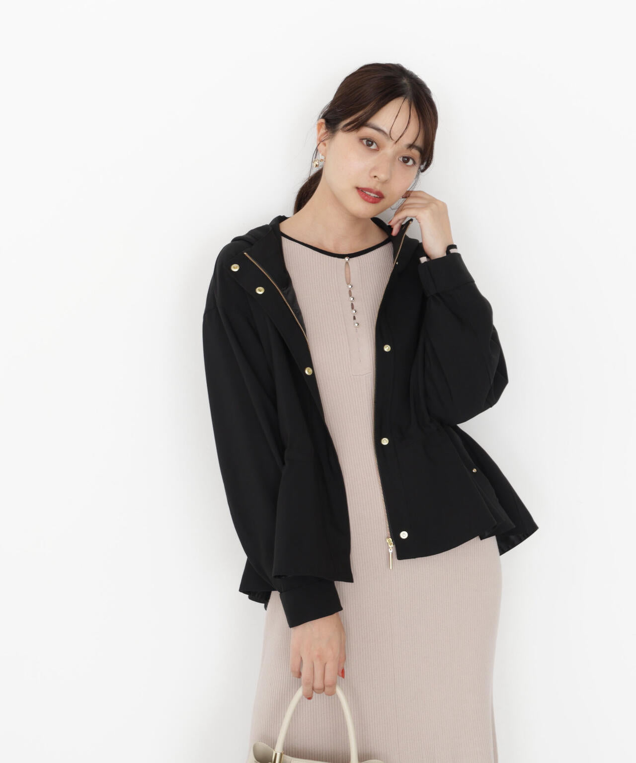 【松川星さん着用】フード付きマウンテンパーカー