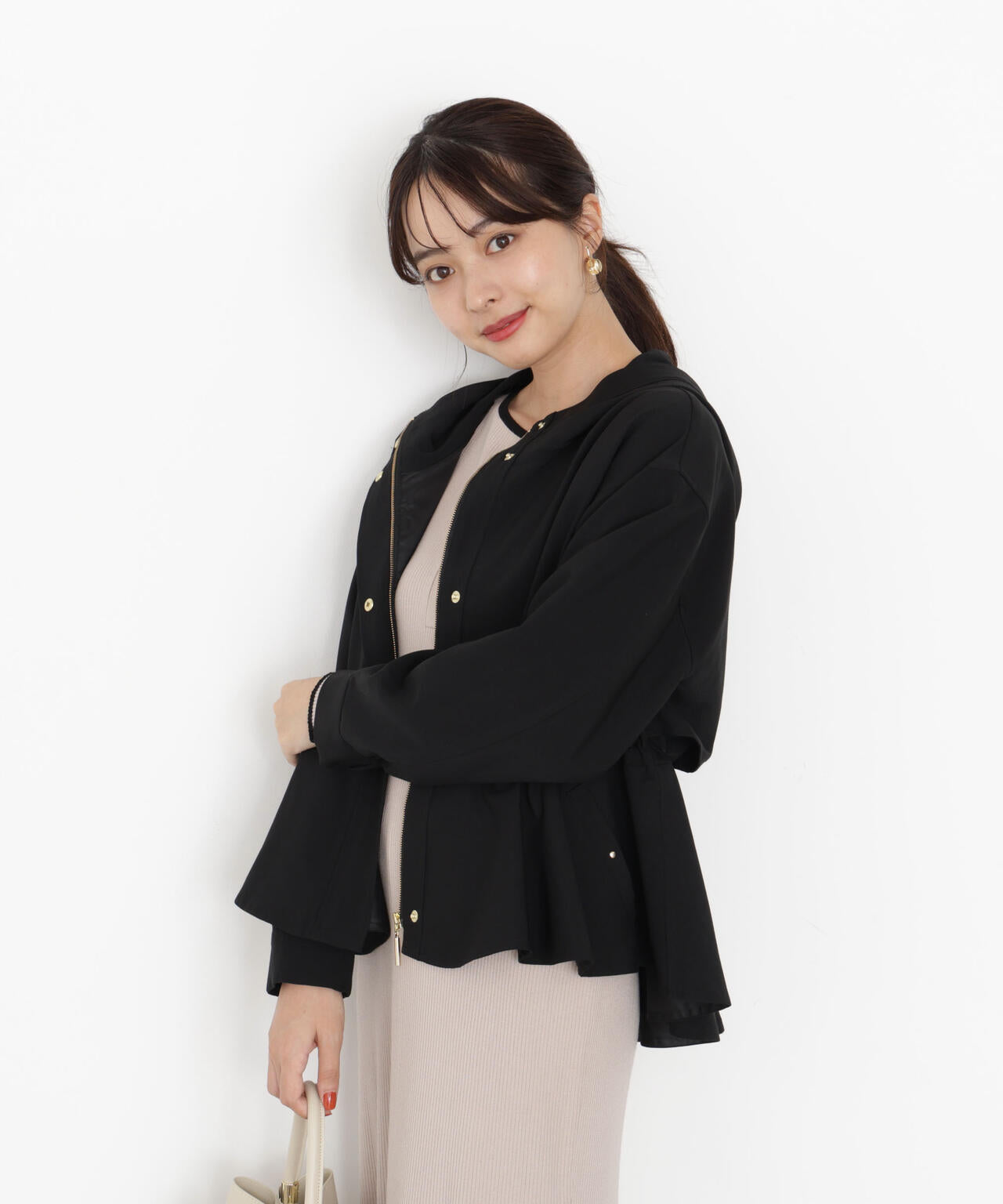 【松川星さん着用】フード付きマウンテンパーカー