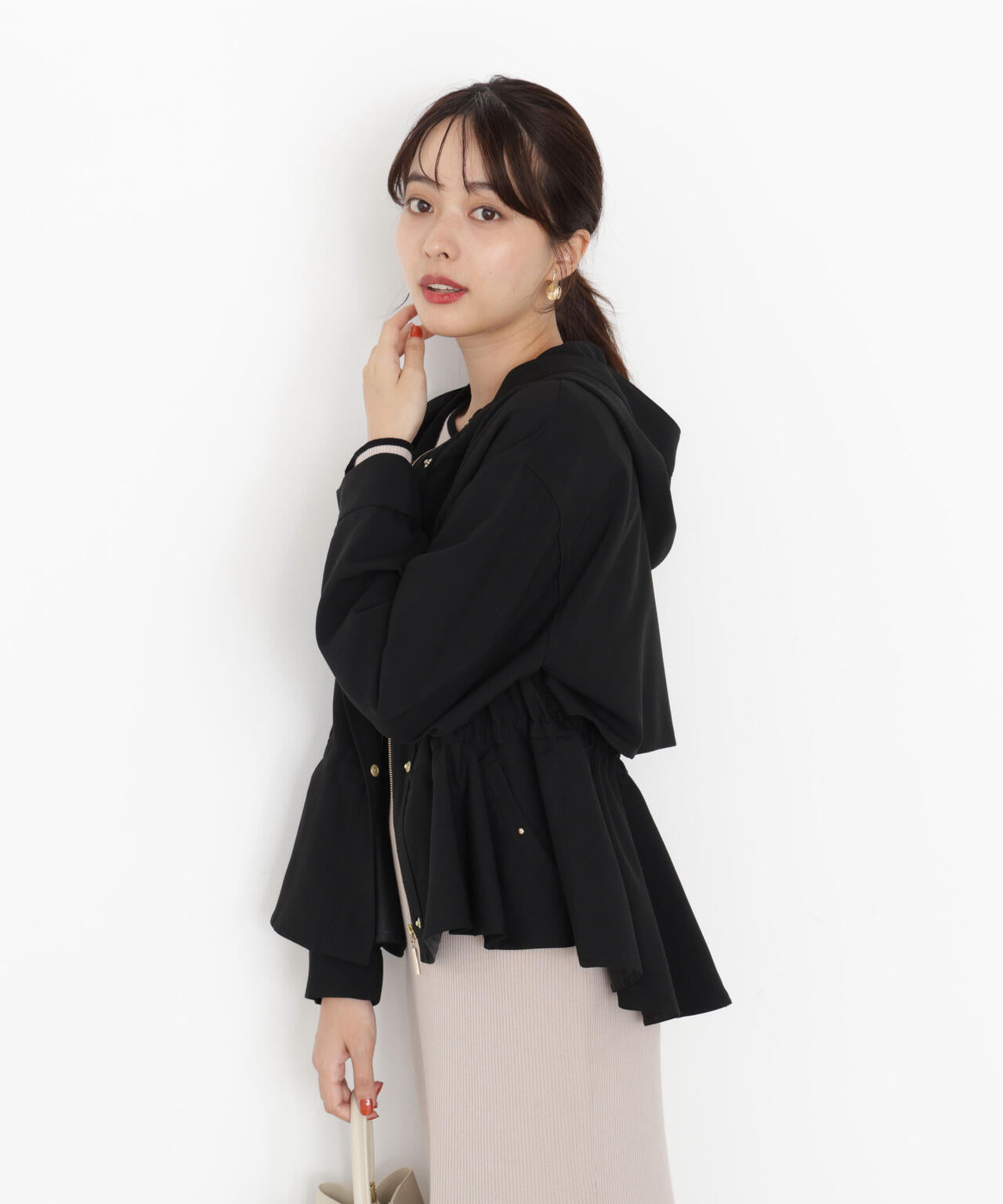 【松川星さん着用】フード付きマウンテンパーカー