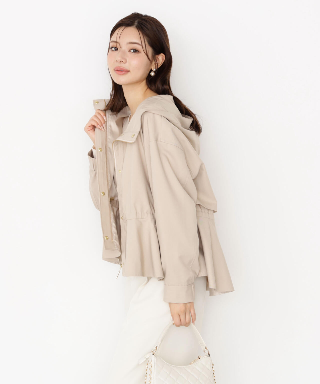 【松川星さん着用】フード付きマウンテンパーカー