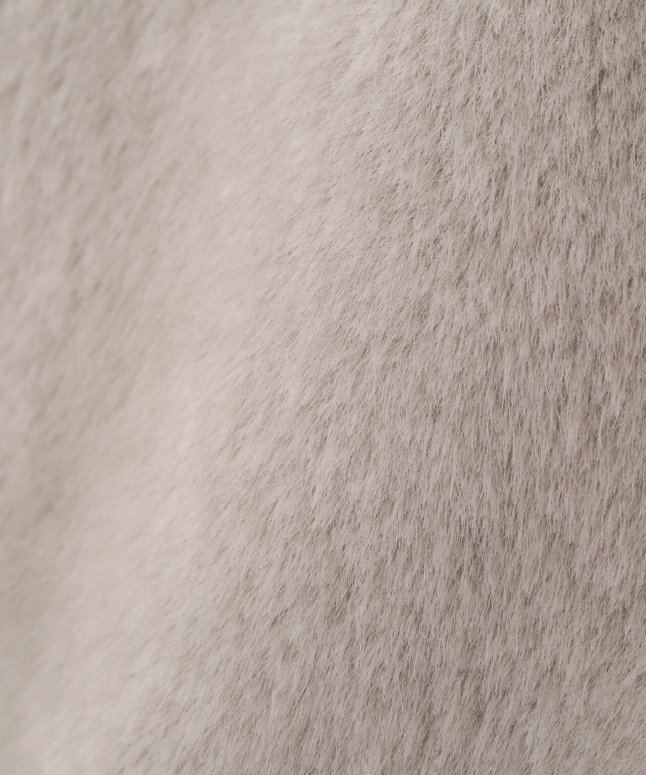 フェイクファーペプラムジレ