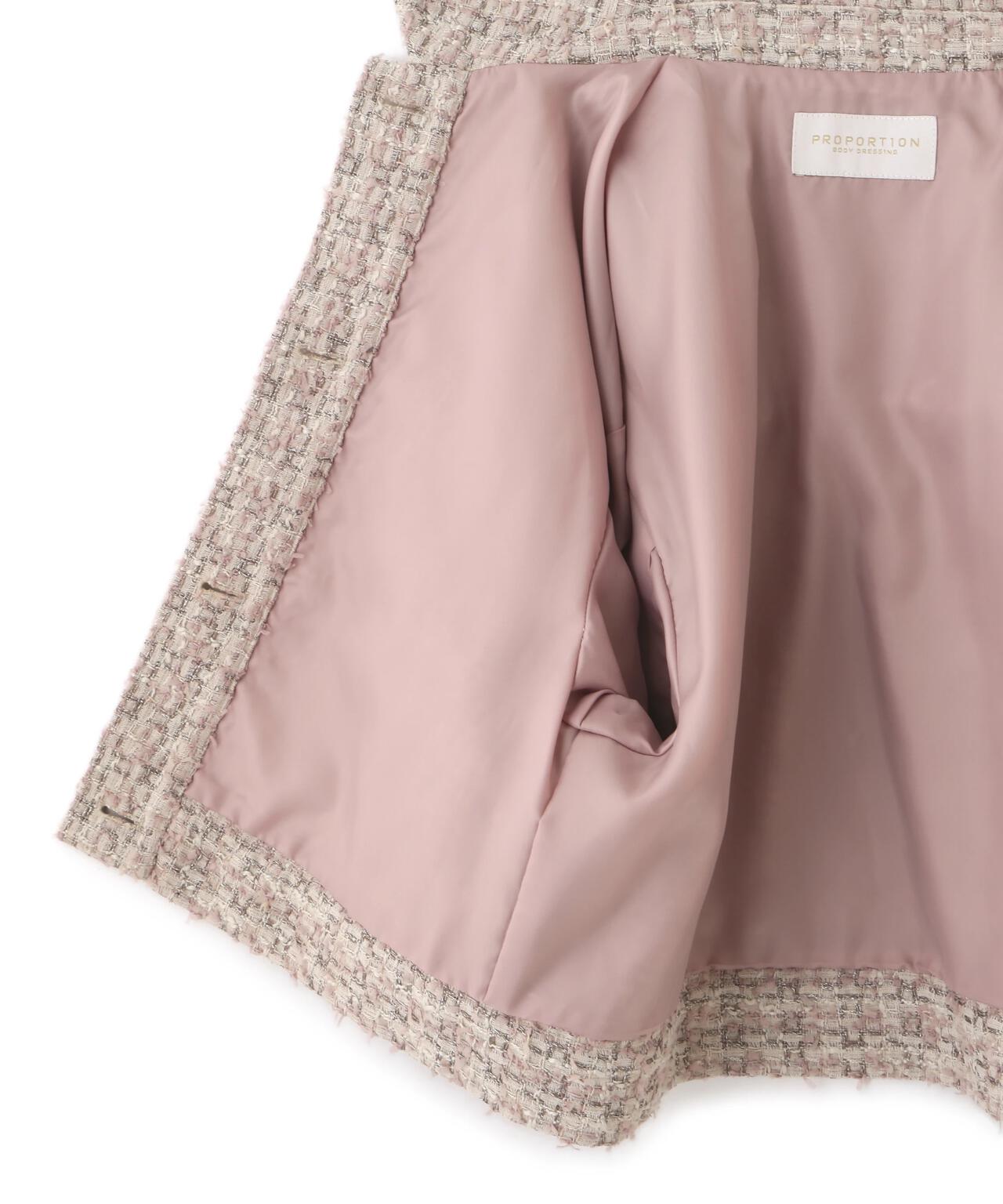 【松川星さん着用】ラメツイードブルゾン