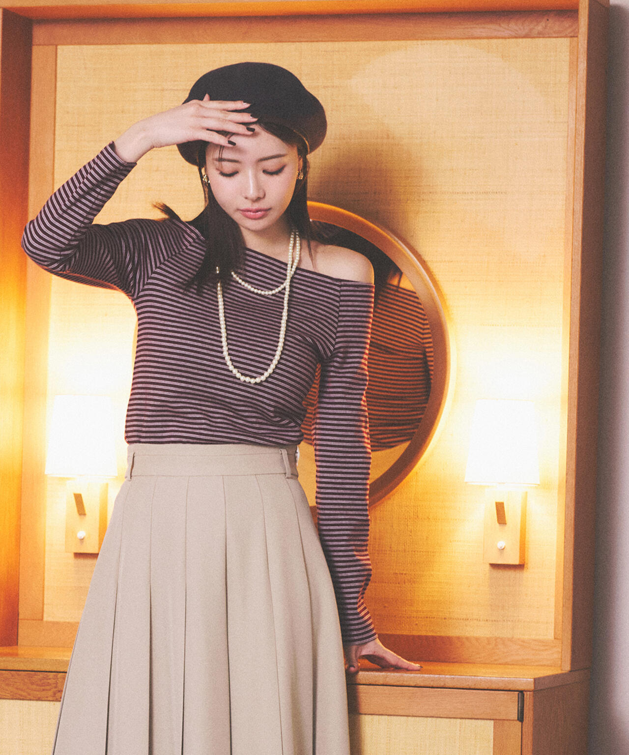 ハンドウォッシャブル＞オフショルカットソー | PROPORTION BODY