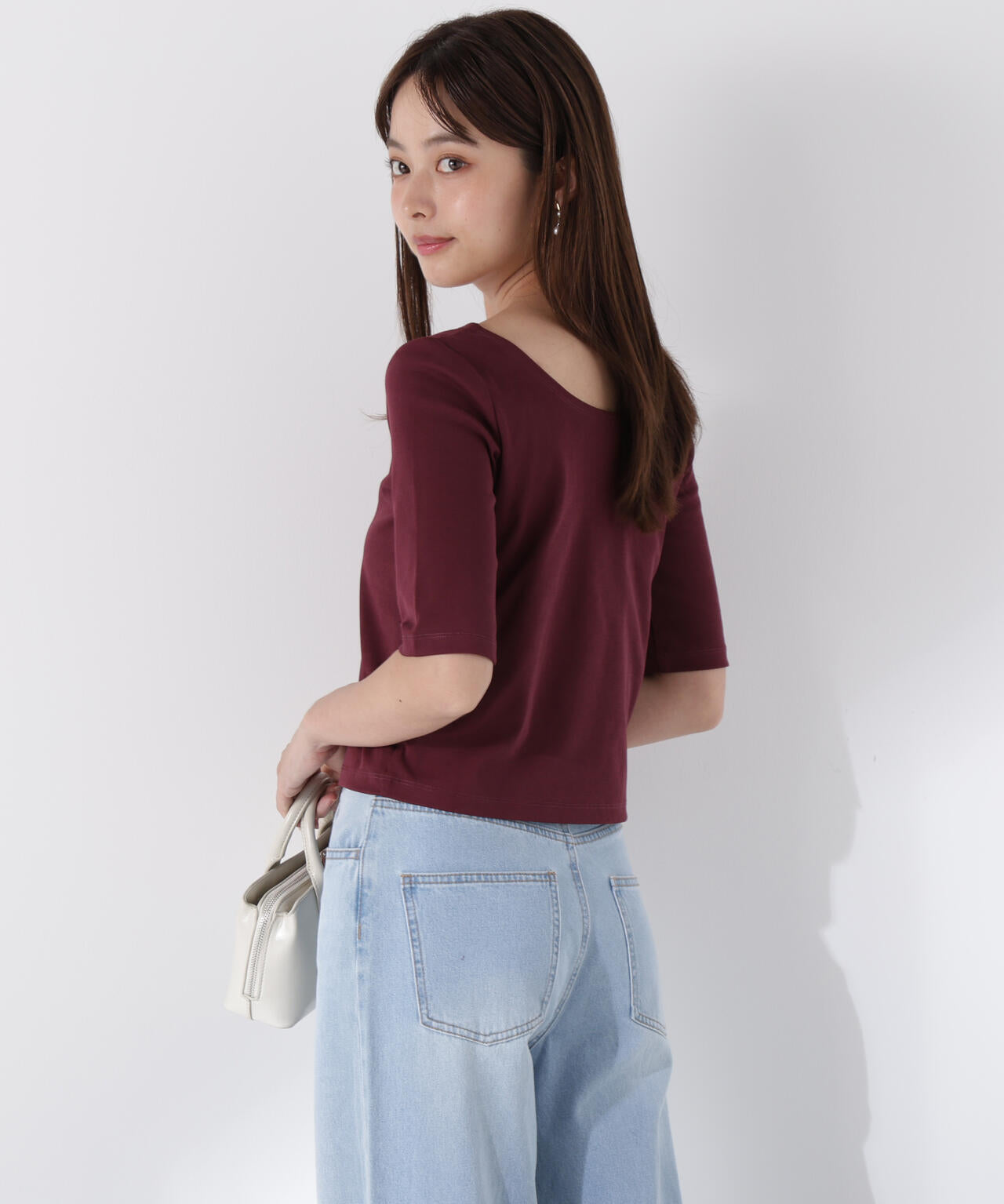 前後2wayフライスTシャツ