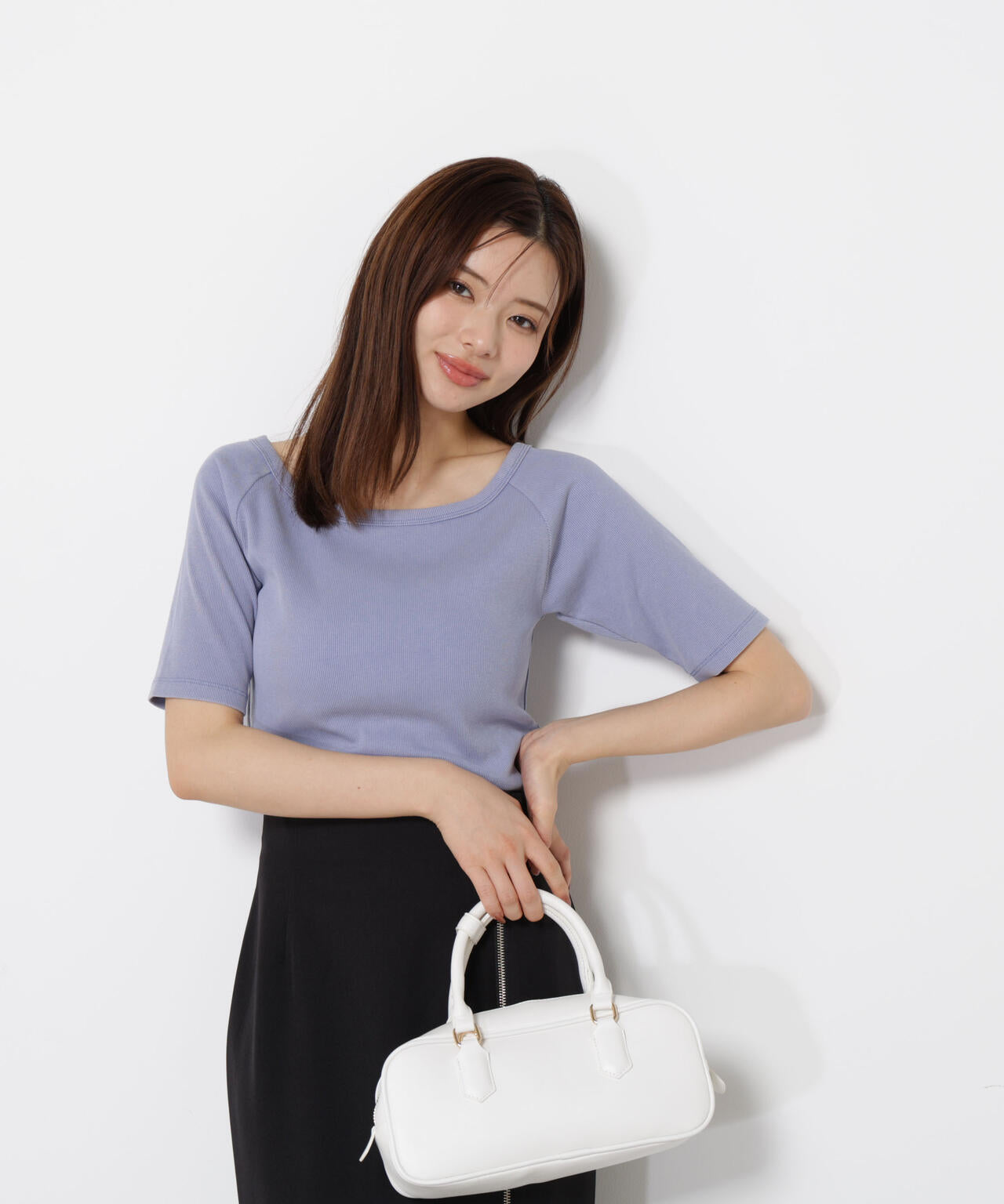 ピグメントリブカットソー