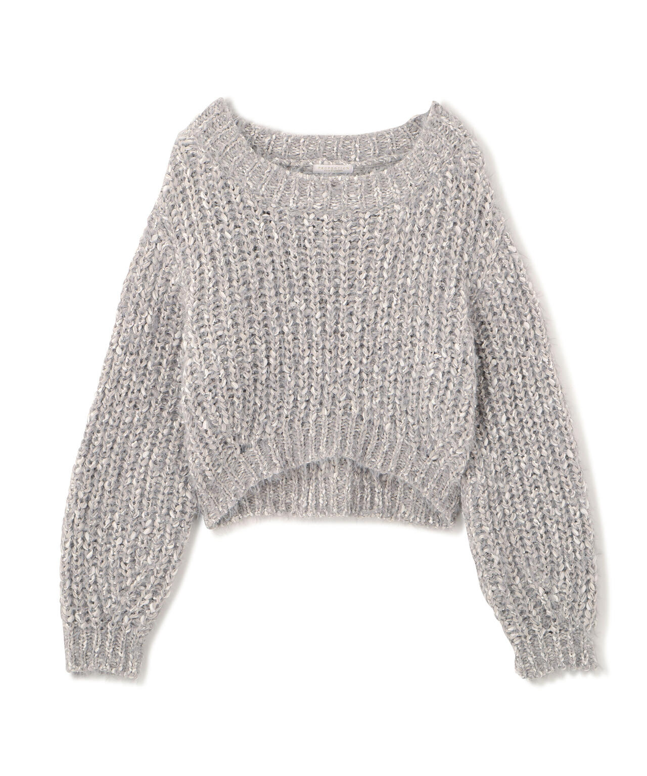 ローゲージざっくりニット