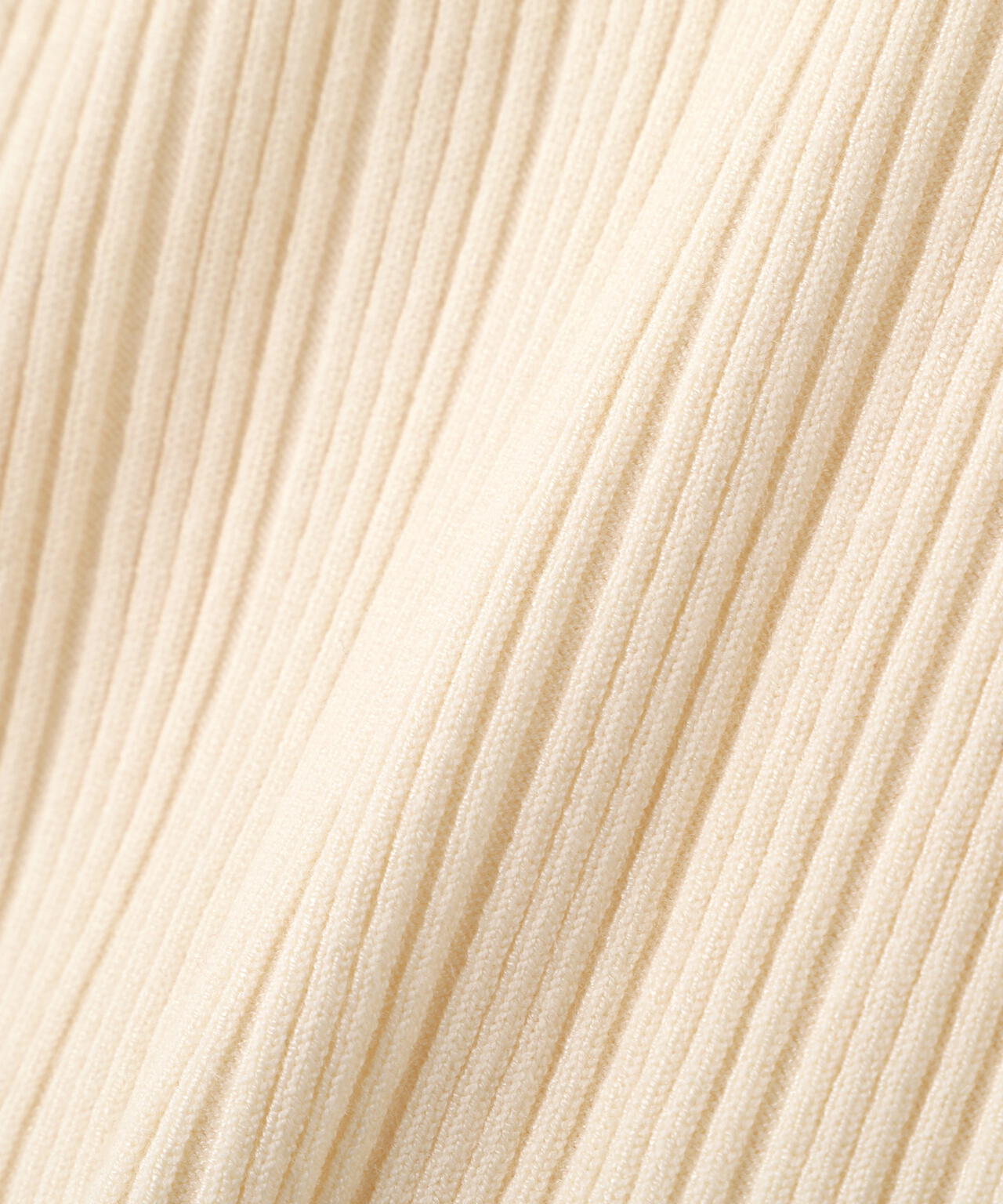 ＜ウォッシャブル＞ポロリブニット