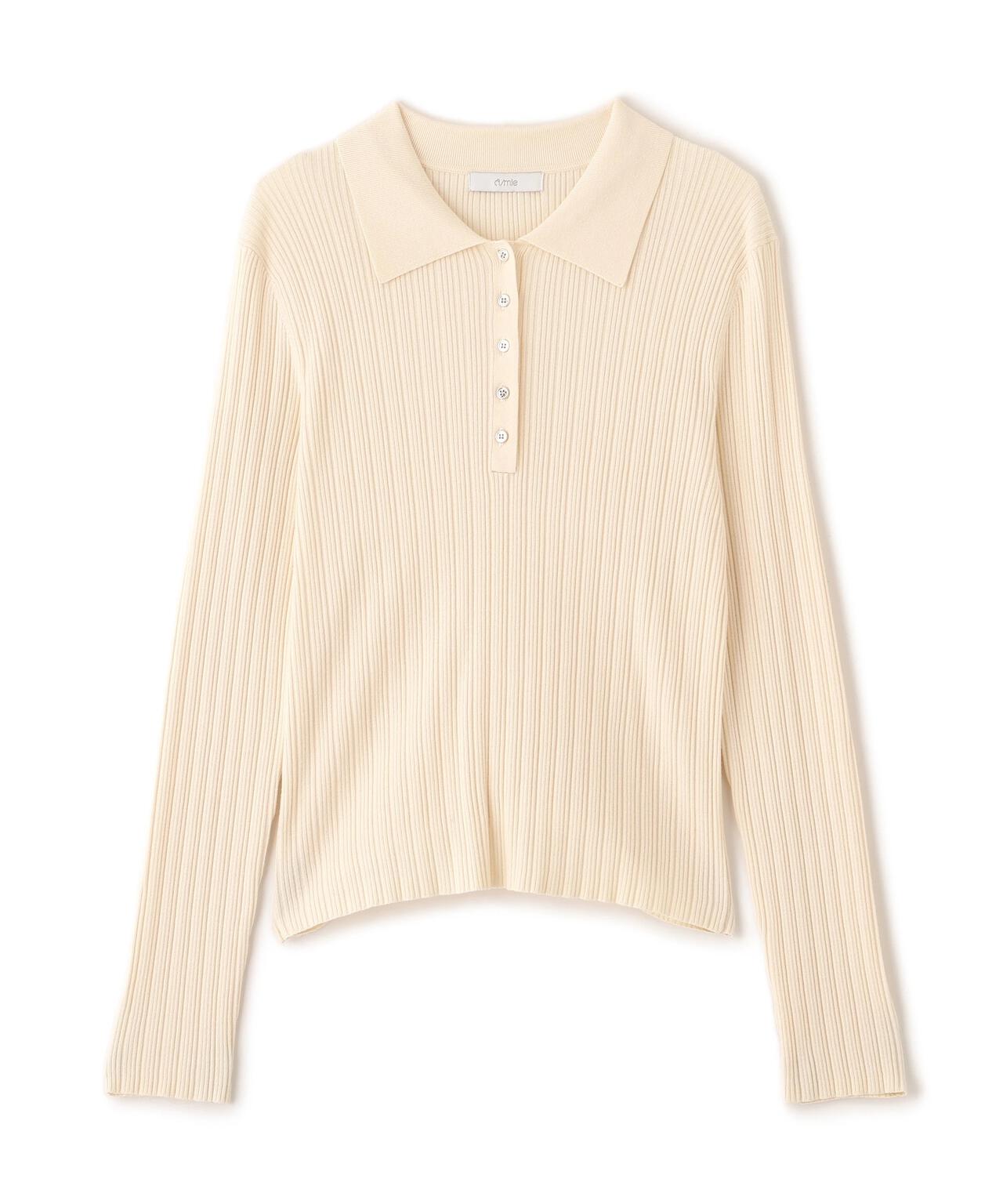 ウォッシャブル＞ポロリブニット | PROPORTION BODY DRESSING