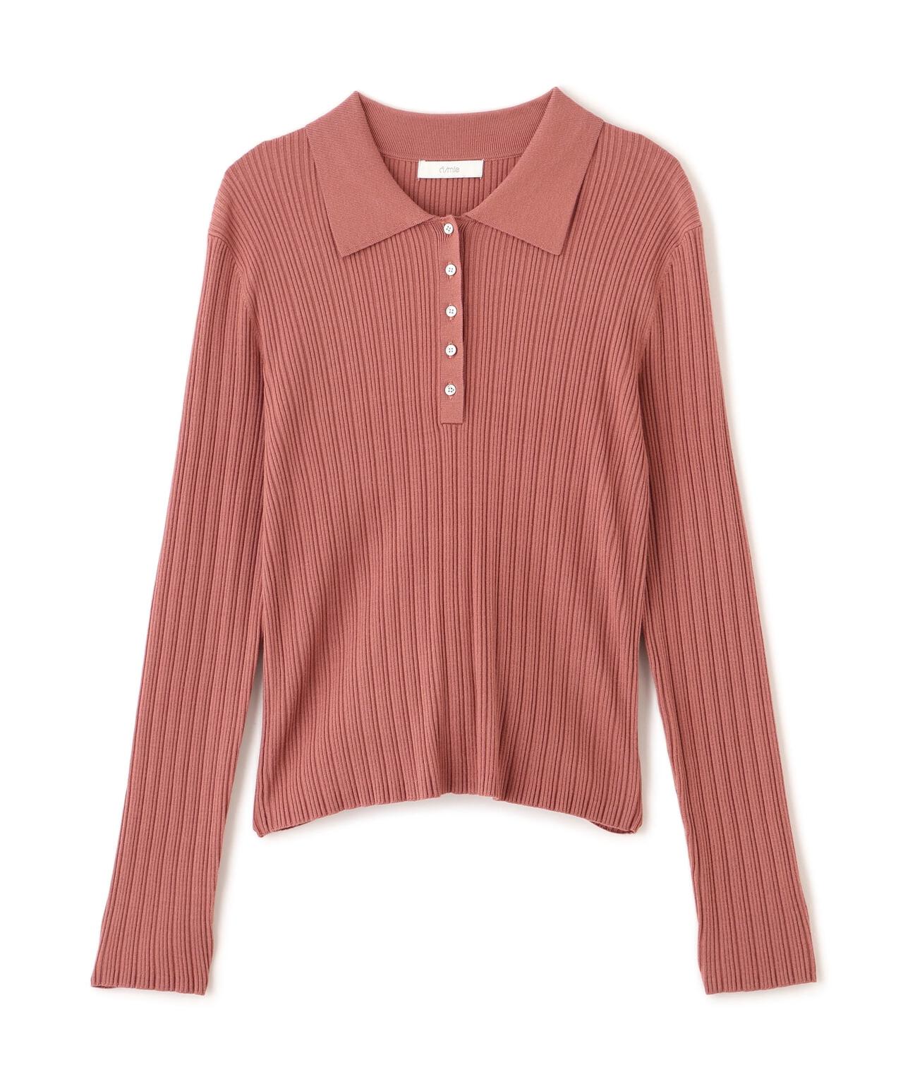 ウォッシャブル＞ポロリブニット | PROPORTION BODY DRESSING