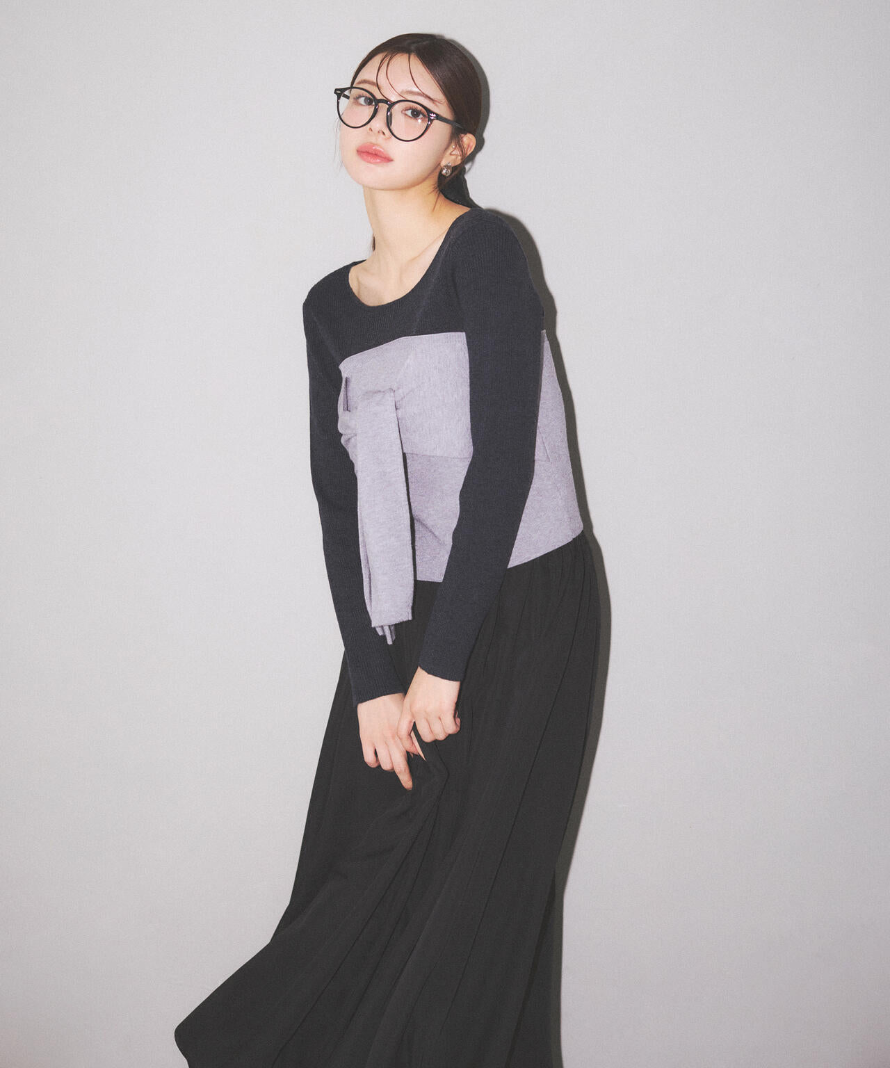 レイヤード風ニット | PROPORTION BODY DRESSING