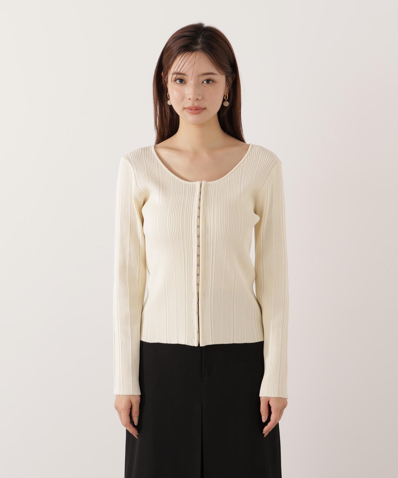 ウォッシャブル＞フロントホックニット | PROPORTION BODY