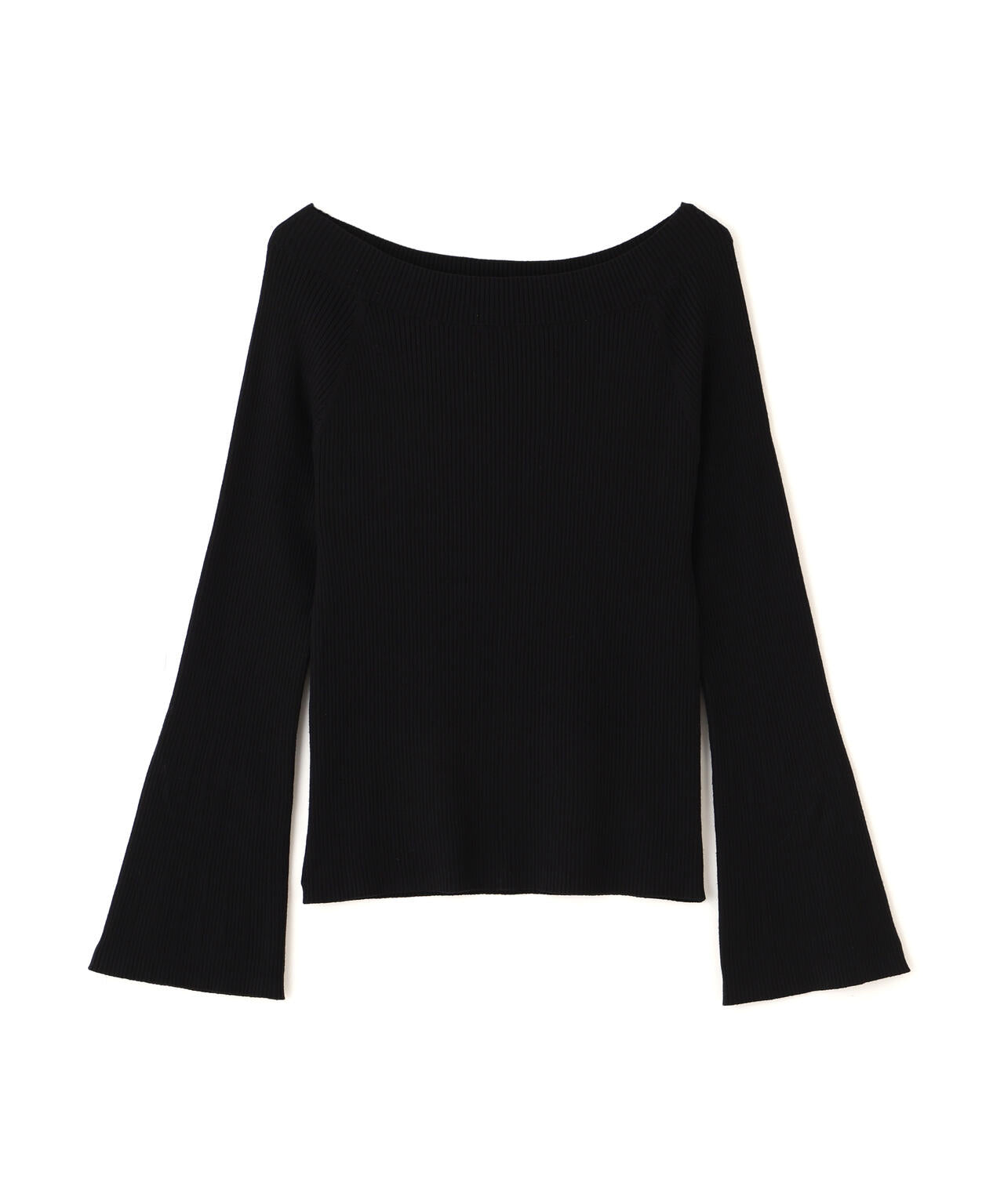 ＜ウォッシャブル＞フレアスリーブオフショルニット