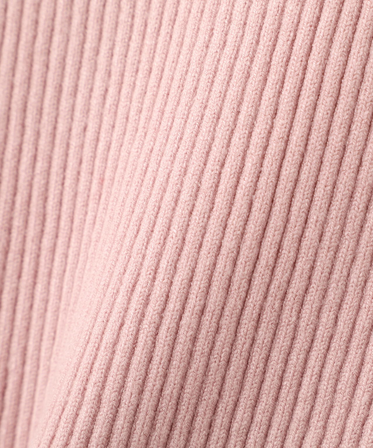 【青島心さん着用】オープンカラーリブニット