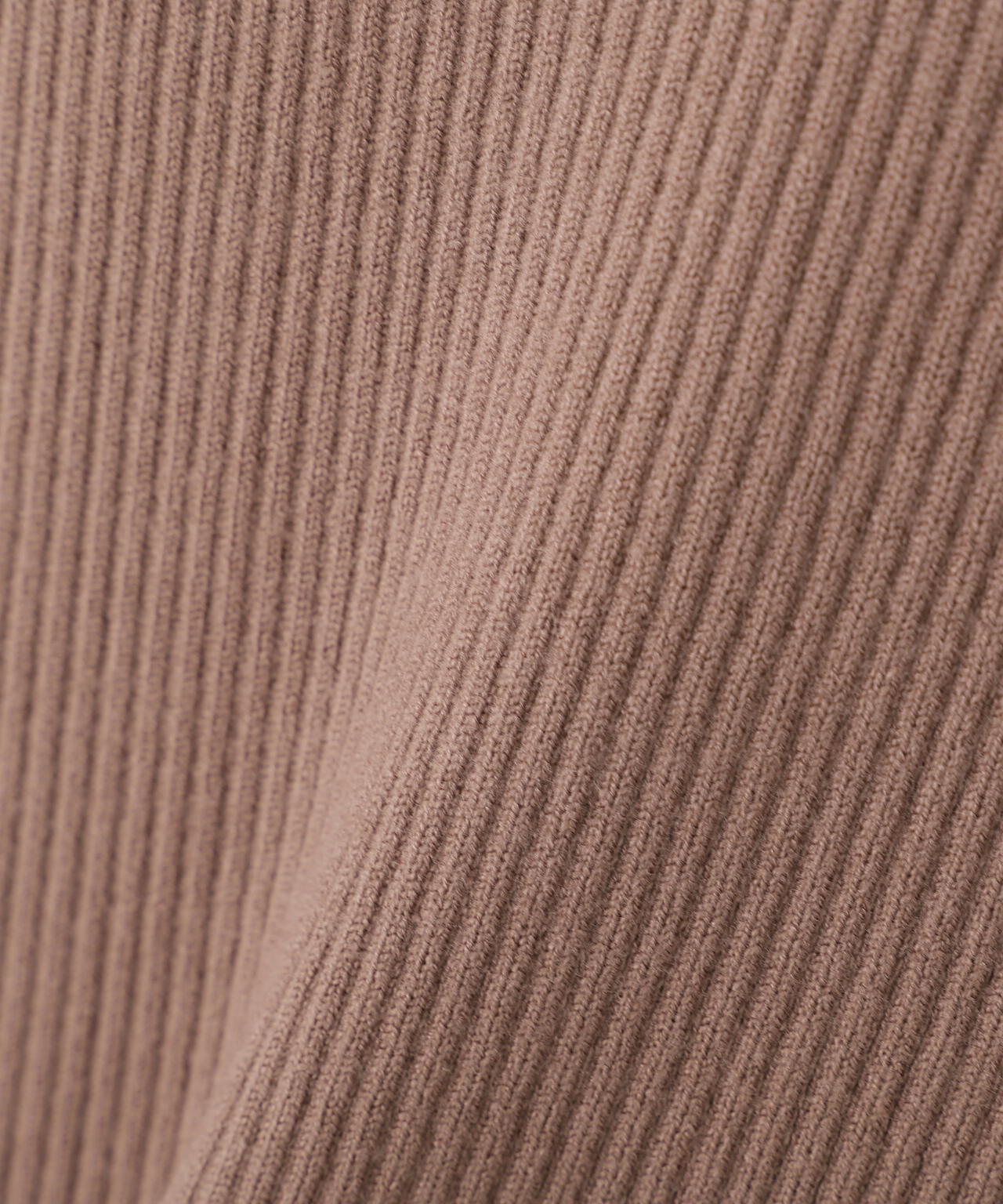 ＜ウォッシャブル＞部分シアーリブニット