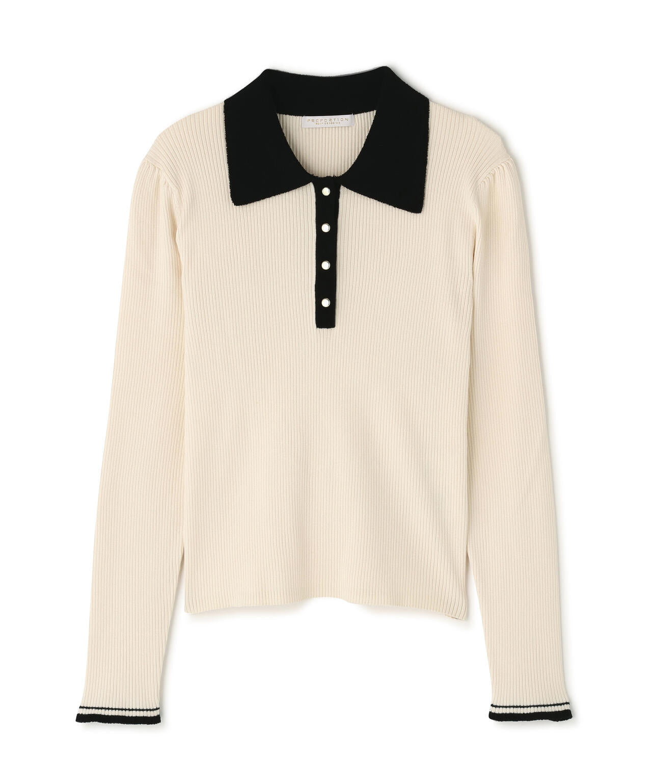 モールカラーポロニット【WEB・一部店舗限定】 | PROPORTION BODY