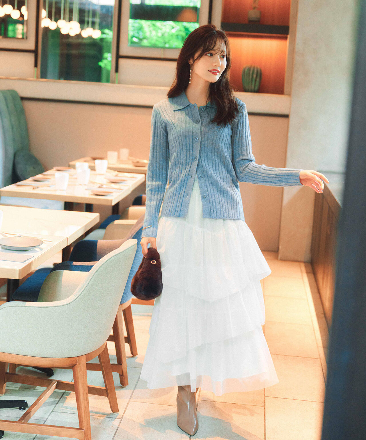 カラーネックラメニット | PROPORTION BODY DRESSING（プロポーション