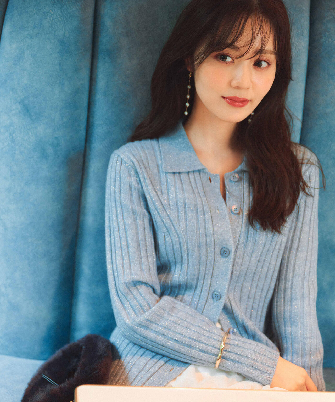 カラーネックラメニット | PROPORTION BODY DRESSING（プロポーション