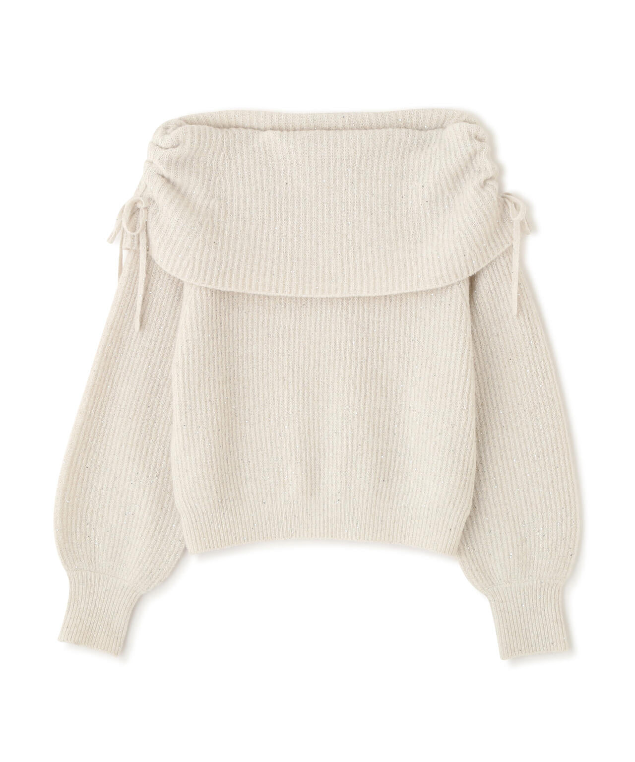 リボン付きオフショルニット | PROPORTION BODY DRESSING