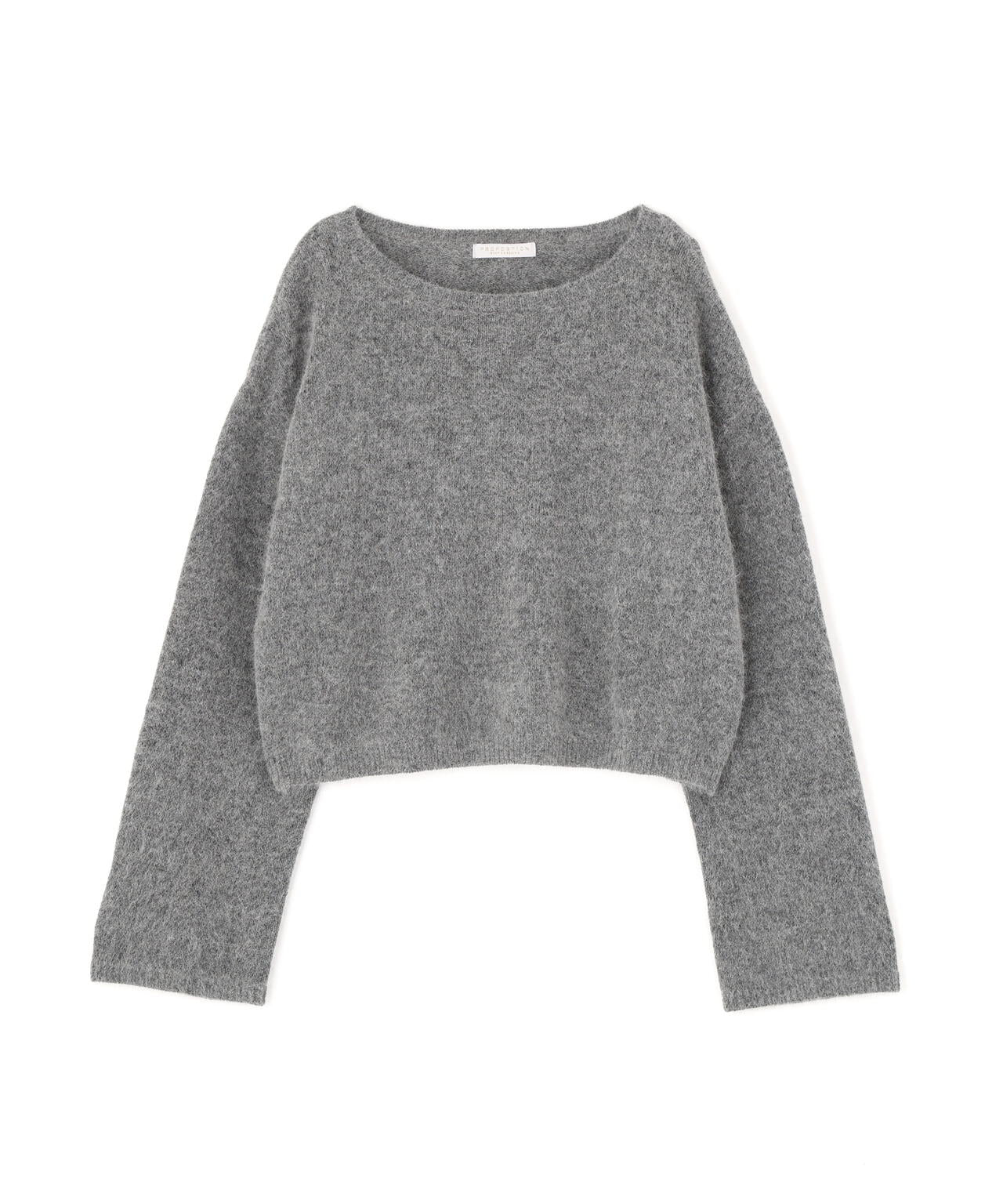 ショートFOX混ニット