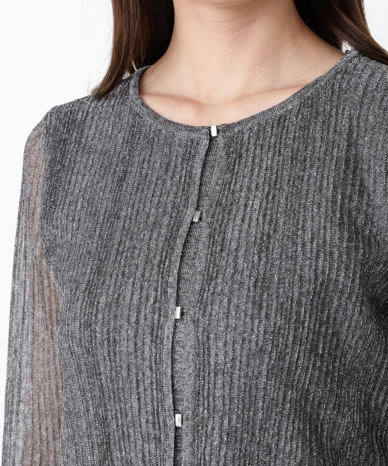 シアーリブニットアンサンブル