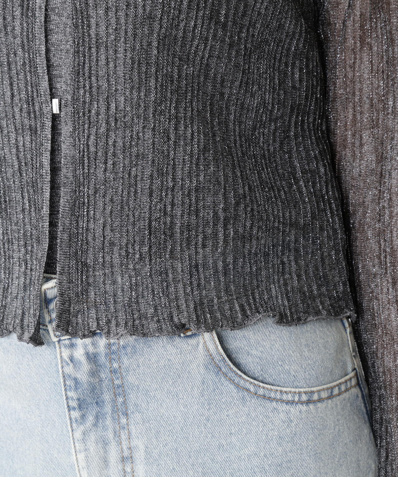 シアーリブニットアンサンブル