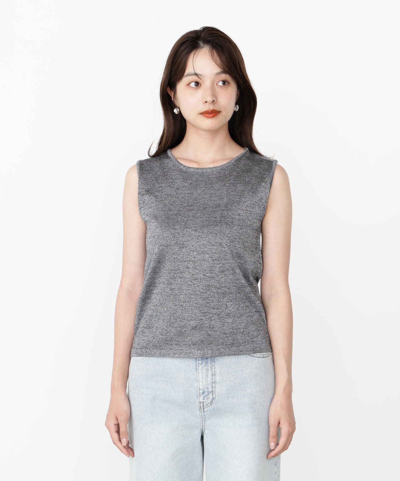 シアーリブニットアンサンブル