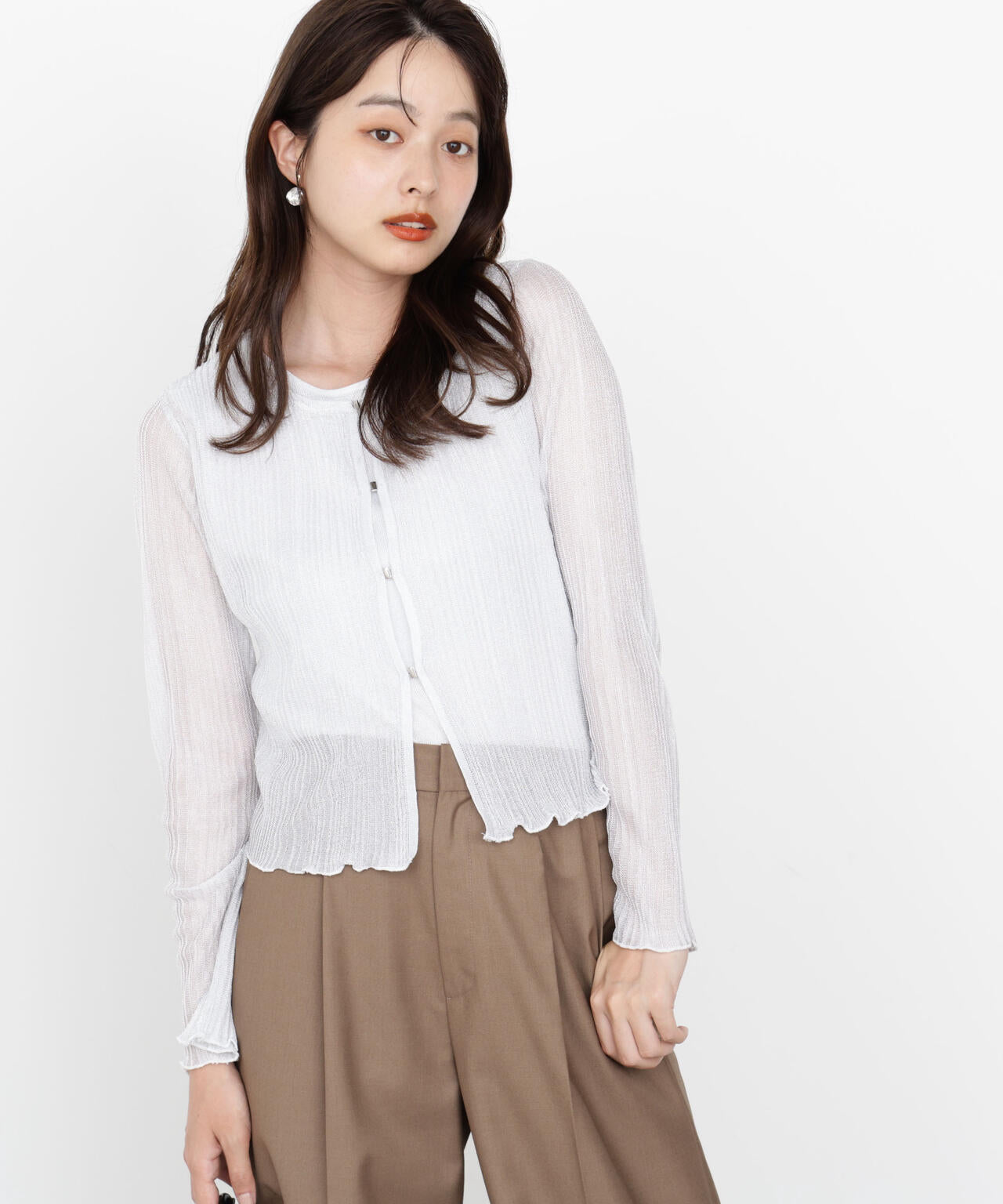 シアーリブニットアンサンブル | PROPORTION BODY DRESSING