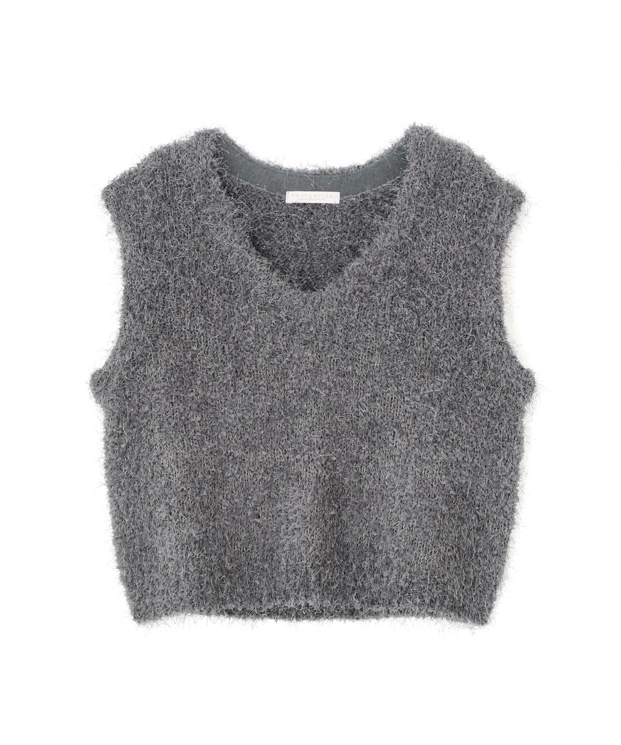 ＜ハンドウォッシャブル＞フェザーノースリニット