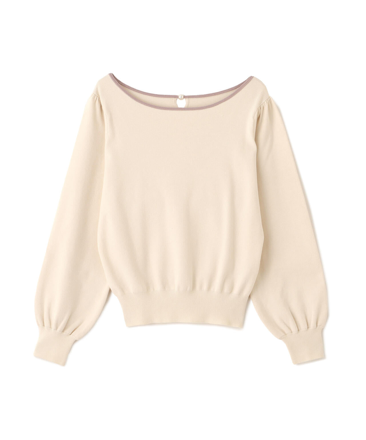 ＜ハンドウォッシャブル＞前後2wayパールニット