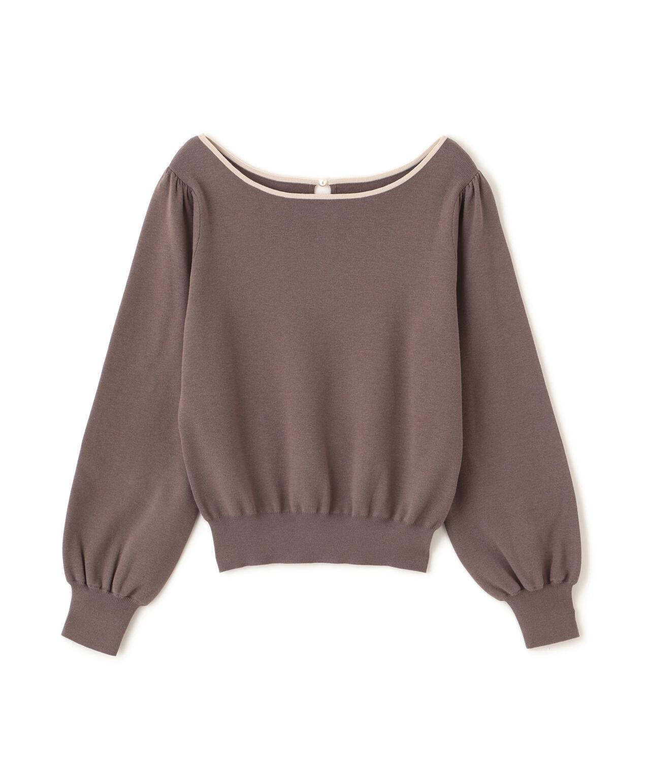 ＜ハンドウォッシャブル＞前後2wayパールニット