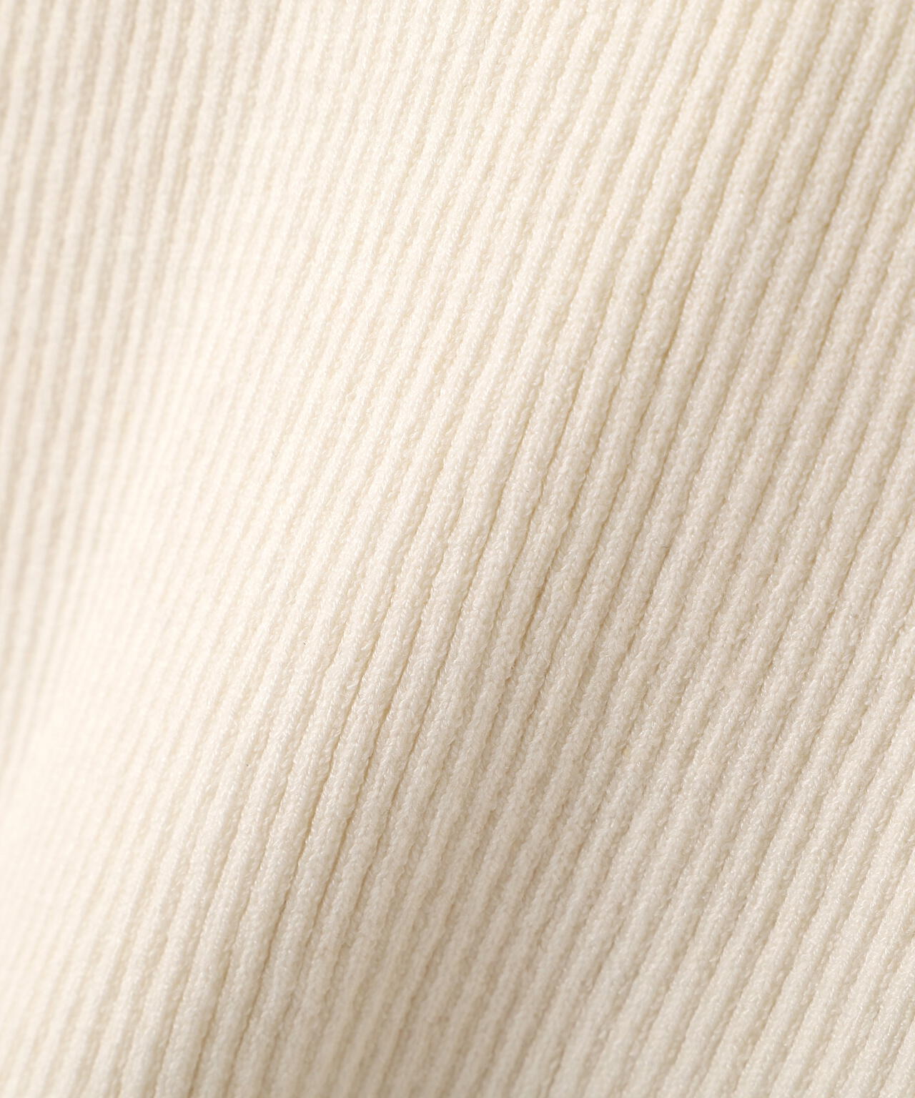 【松川星さん着用】＜ハンドウォッシャブル＞ハートカットリブニット