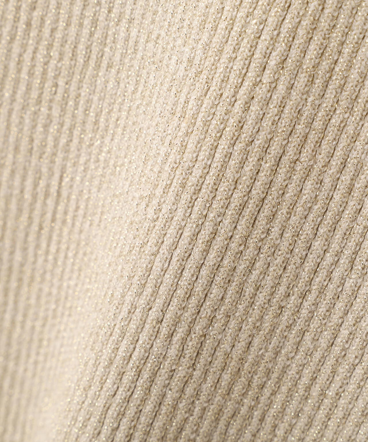 【松川星さん着用】＜ハンドウォッシャブル＞ハートカットリブニット