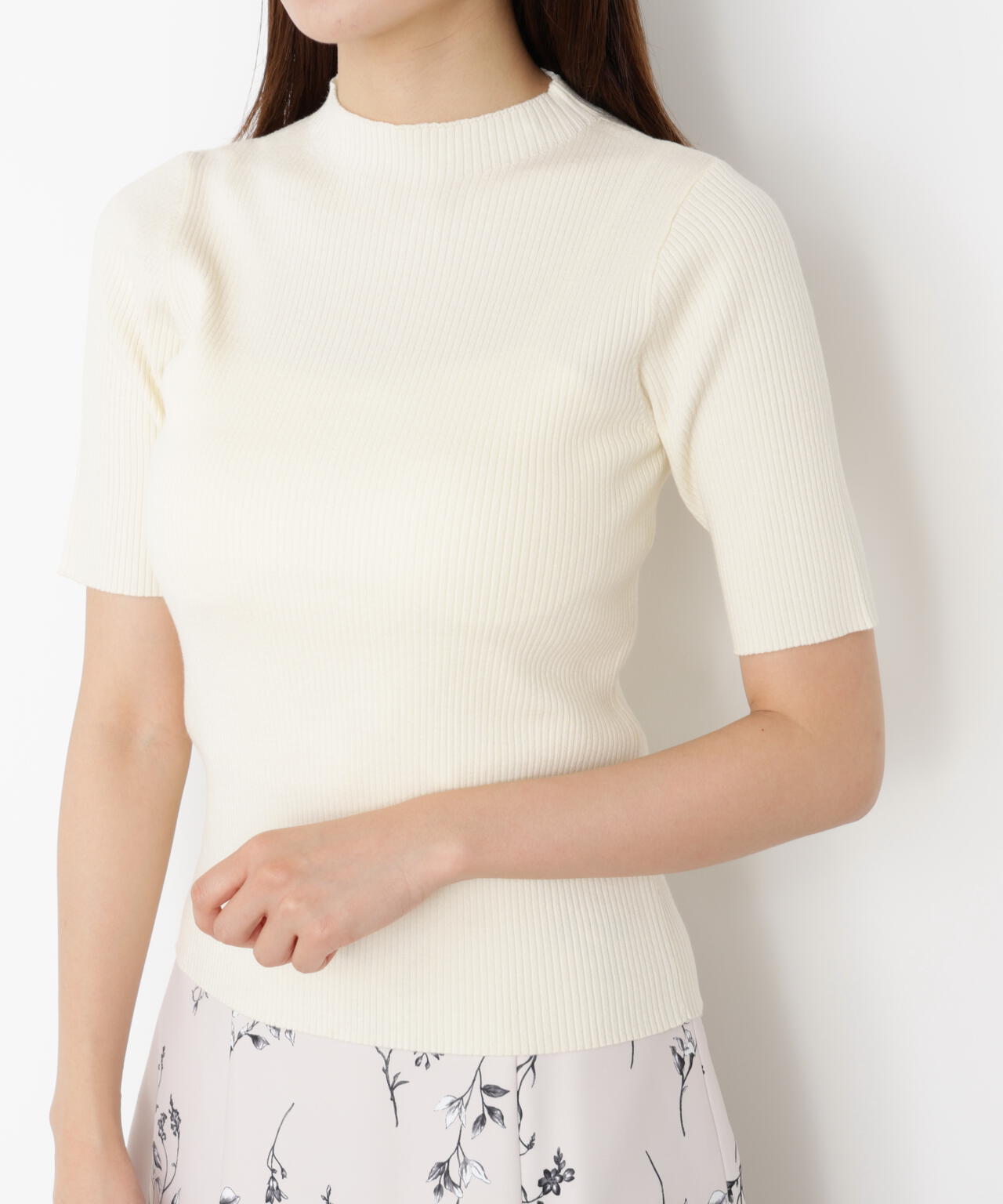 【松川星さん着用】＜ハンドウォッシャブル＞ニュアンス釦ニットアンサンブル