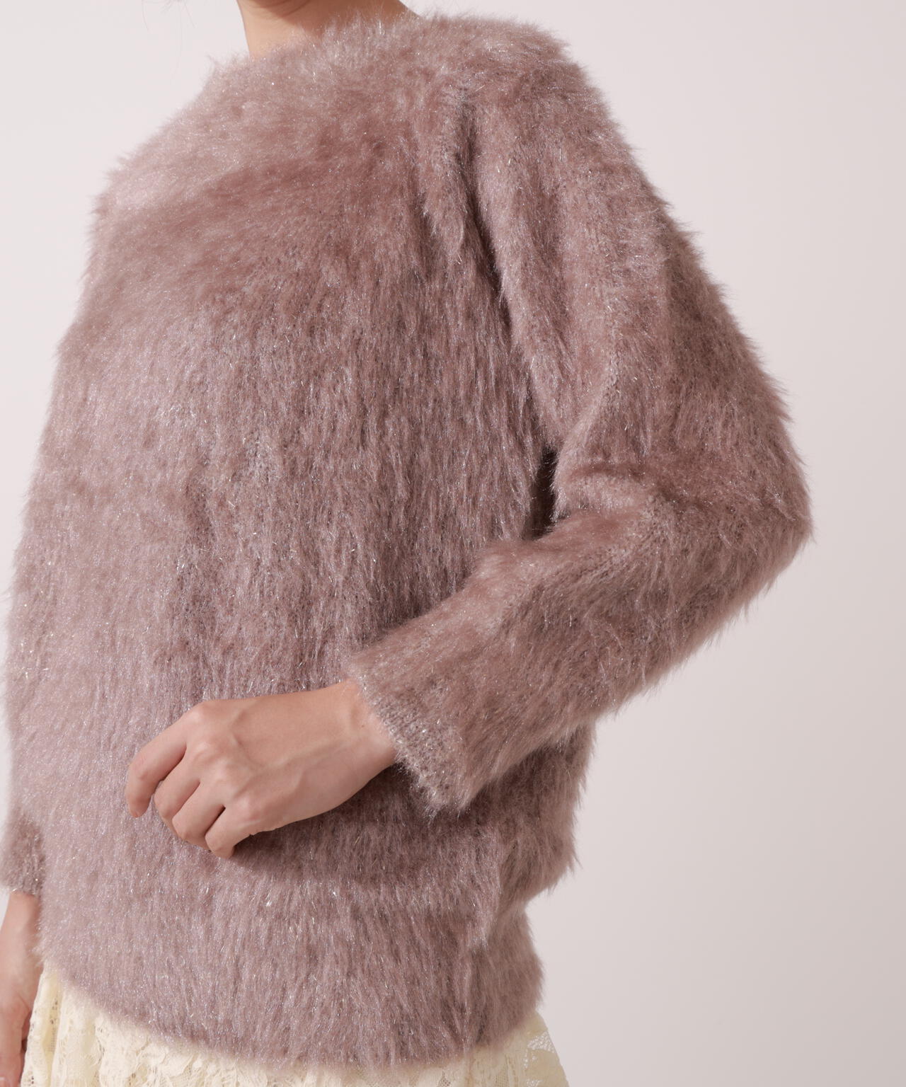 【青島心さん着用】ヘアリーニット