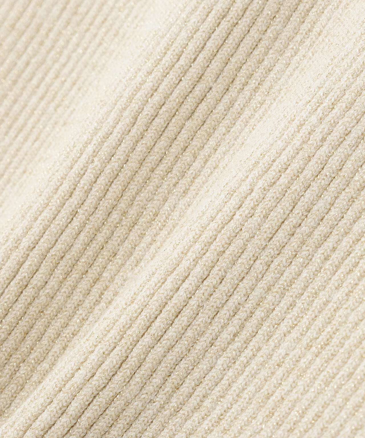 ＜ハンドウォッシャブル＞スタンドネックリブニット