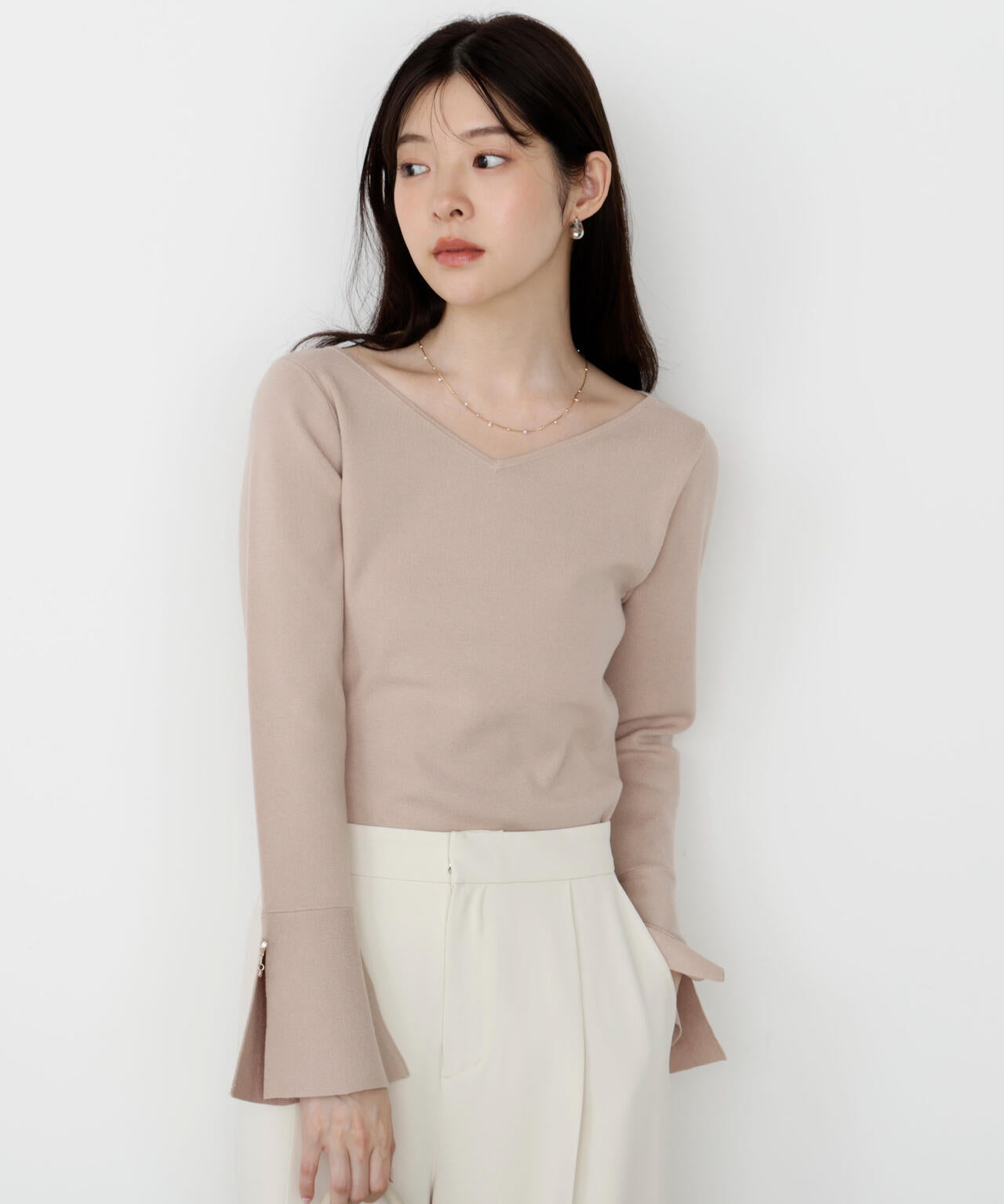 RibハーフスリーブOP B2886 コットンボイルハーフスリーブシャツ(F グレー): トップス