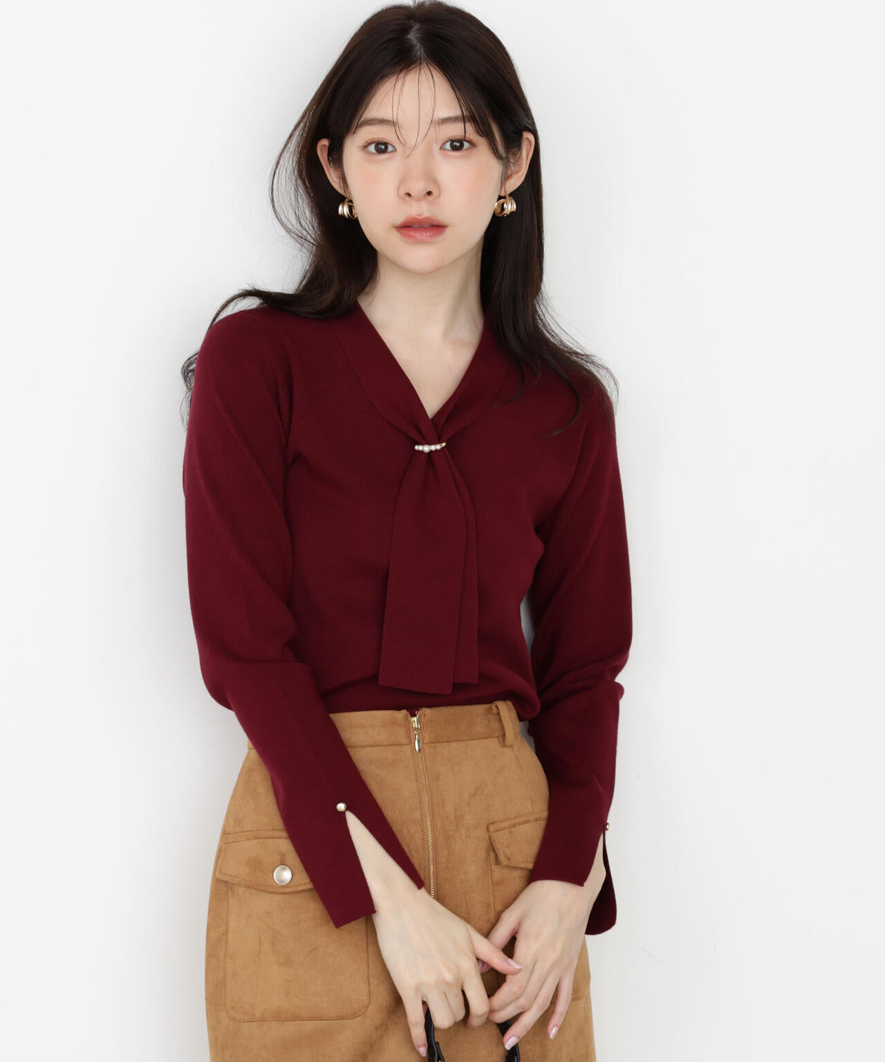 パールリングボウタイニット | PROPORTION BODY DRESSING