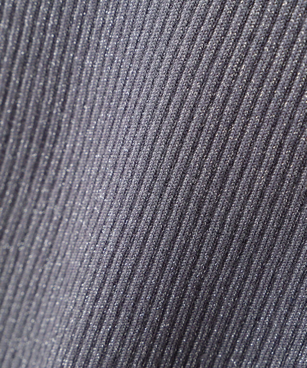 ＜ハンドウォッシャブル＞ニュアンスネックラメリブニット