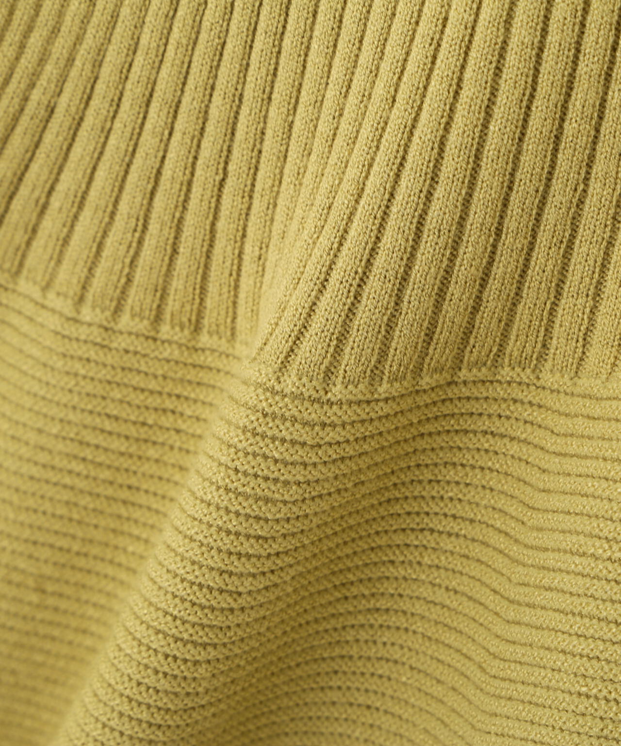 松川星さん着用】シアー切り替えペプラムニット | PROPORTION